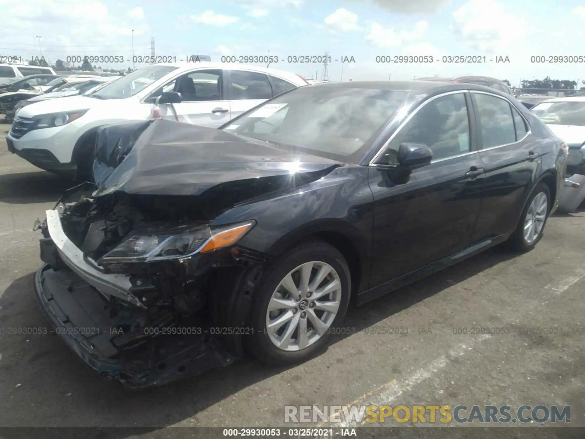 2 Photograph of a damaged car 4T1C11AK3LU858703 TOYOTA CAMRY 2020