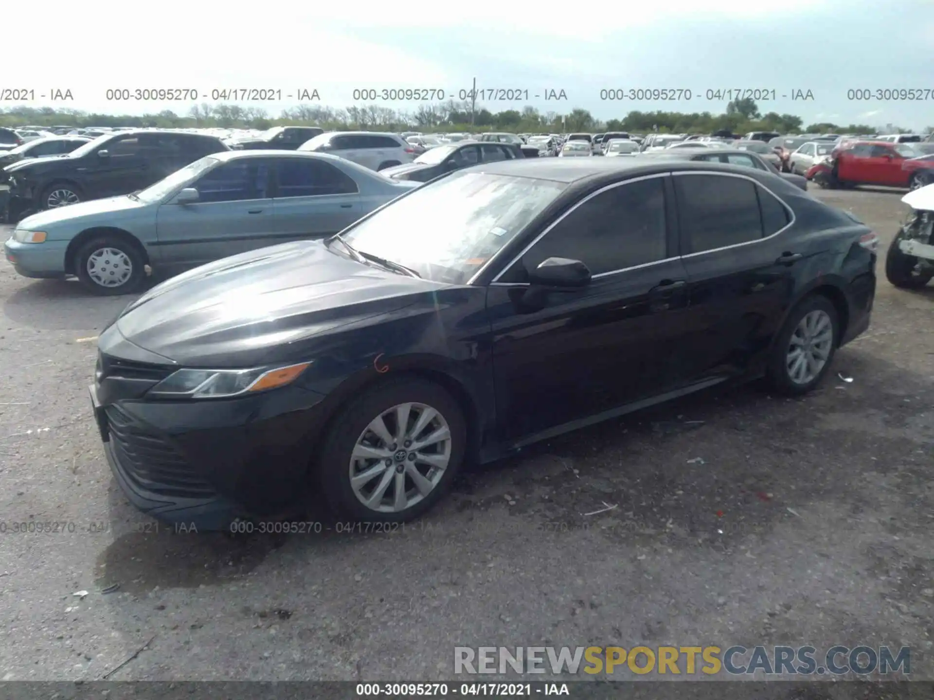 2 Photograph of a damaged car 4T1C11AK3LU892382 TOYOTA CAMRY 2020