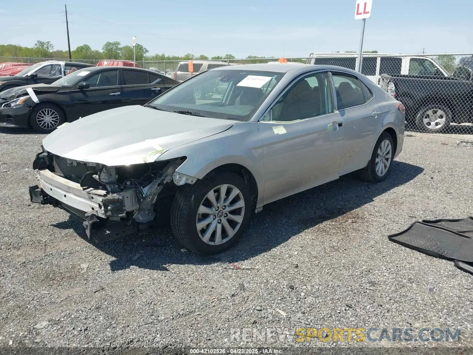 2 Photograph of a damaged car 4T1C11AK3LU906023 TOYOTA CAMRY 2020