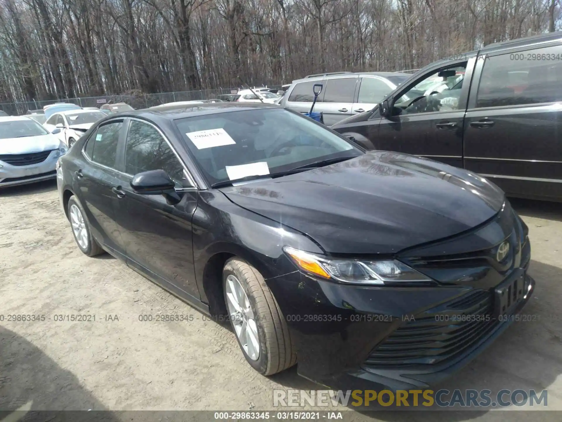 1 Photograph of a damaged car 4T1C11AK3LU957070 TOYOTA CAMRY 2020