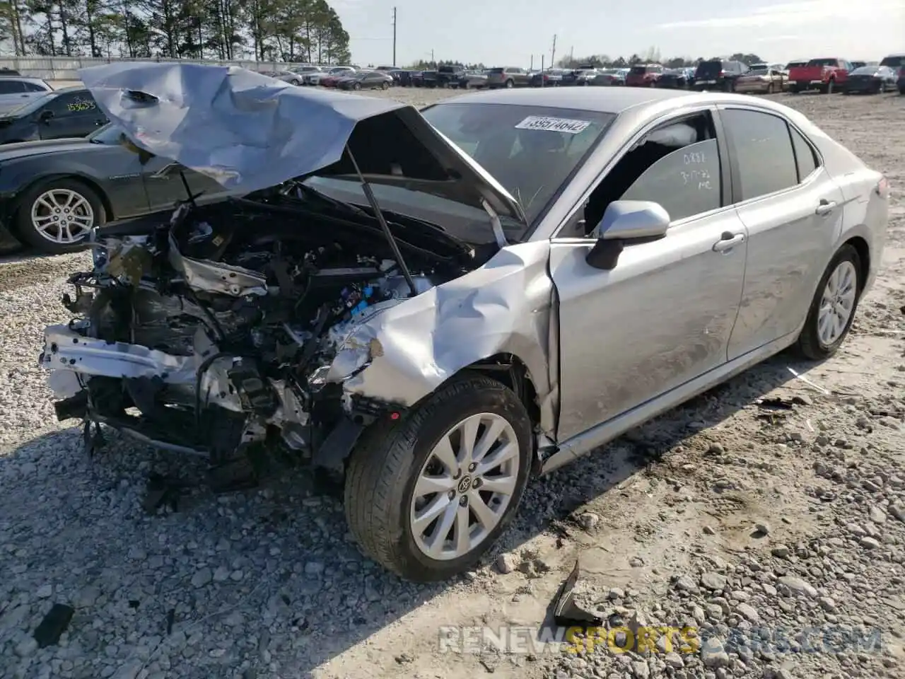 2 Photograph of a damaged car 4T1C11AK3LU995706 TOYOTA CAMRY 2020