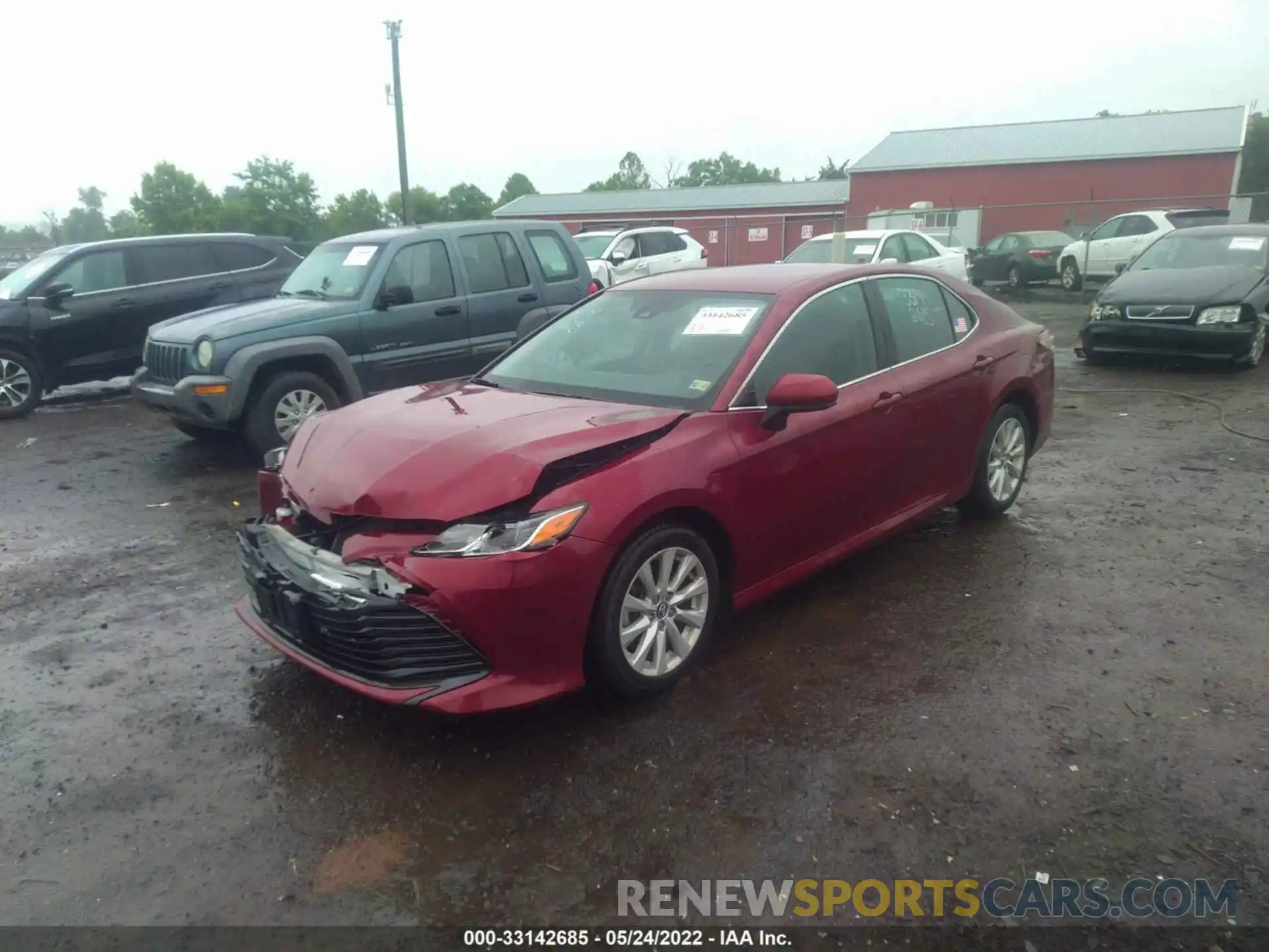 2 Photograph of a damaged car 4T1C11AK4LU314131 TOYOTA CAMRY 2020