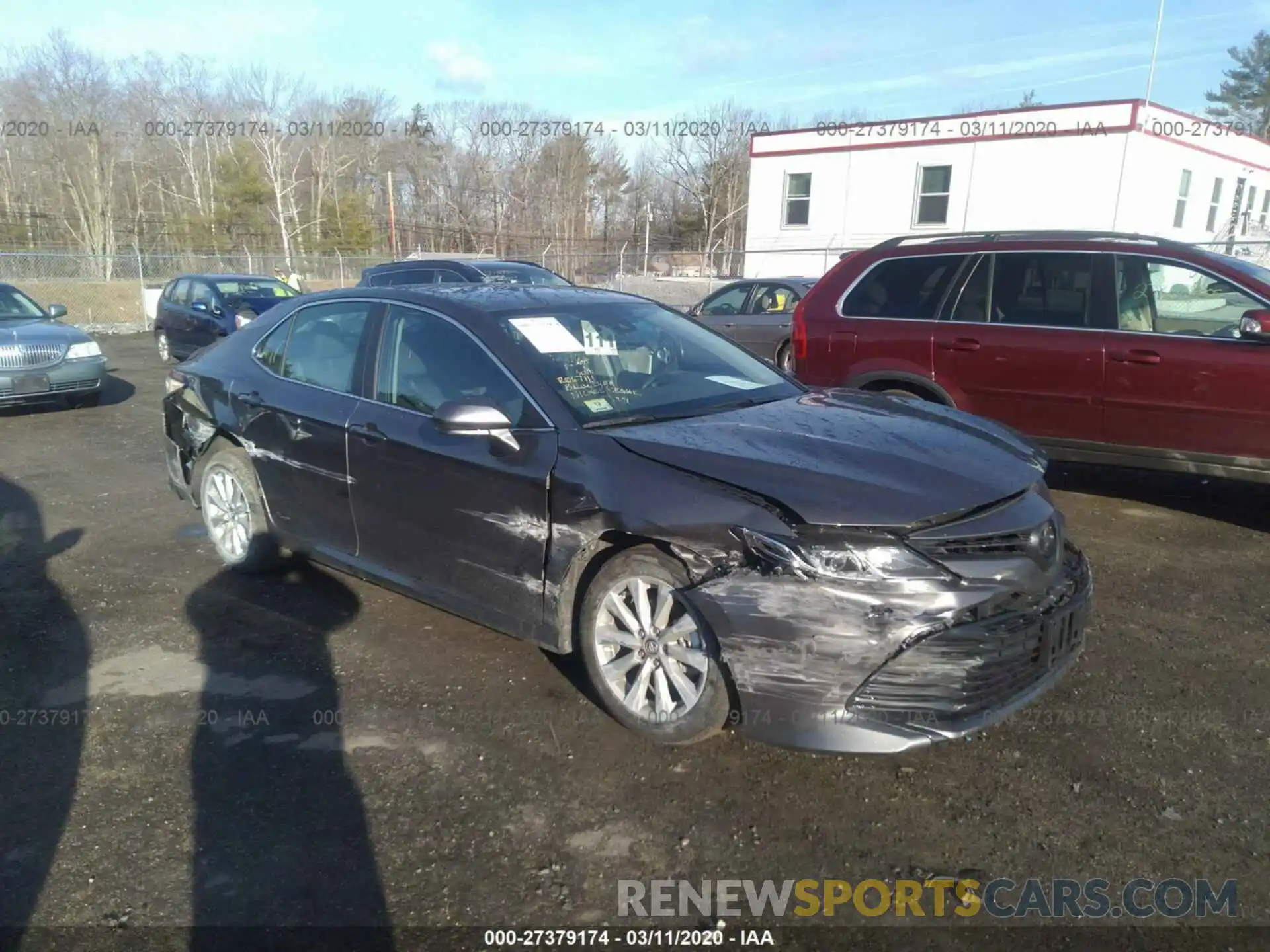 1 Photograph of a damaged car 4T1C11AK4LU317000 TOYOTA CAMRY 2020