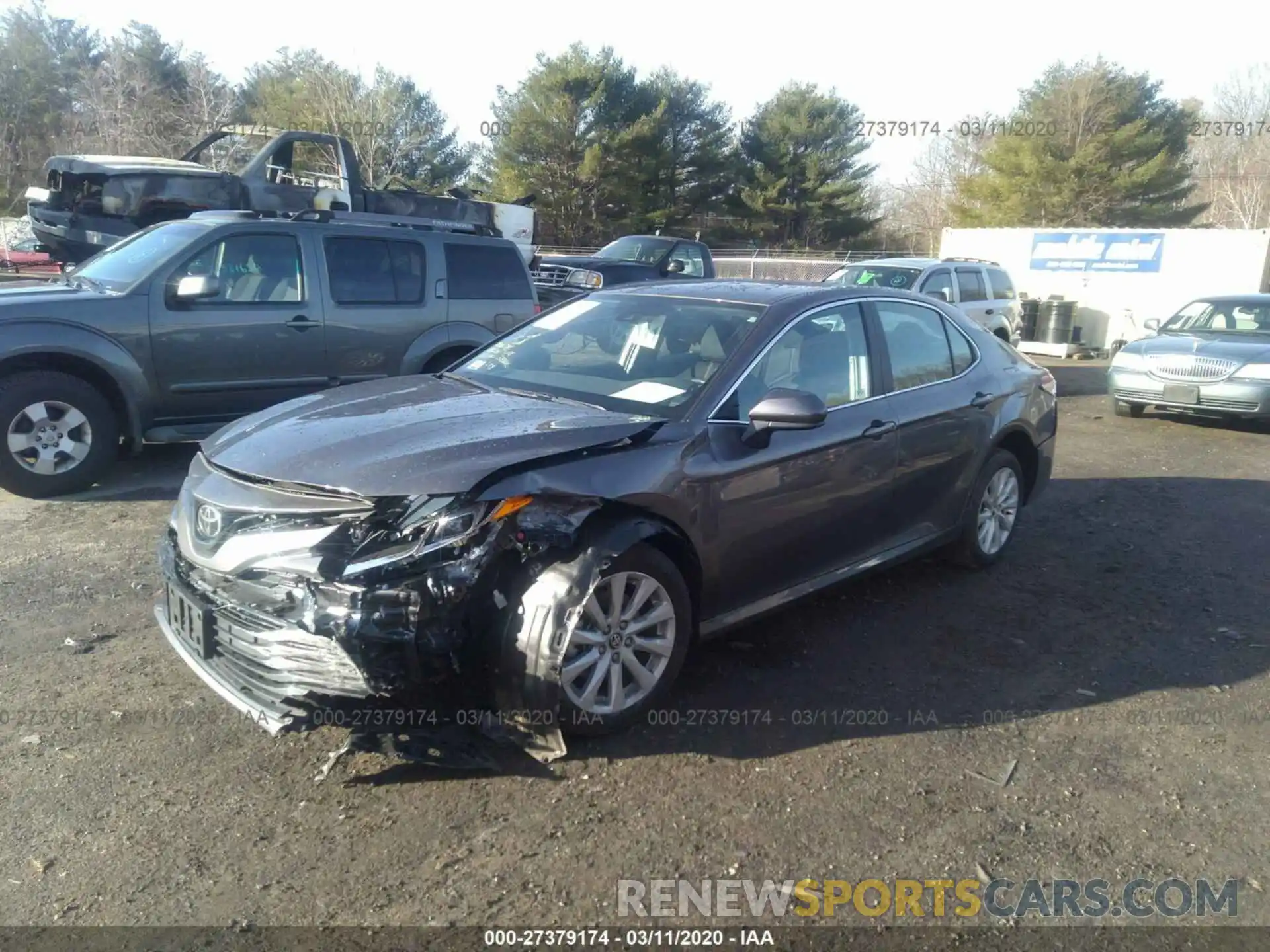 2 Photograph of a damaged car 4T1C11AK4LU317000 TOYOTA CAMRY 2020