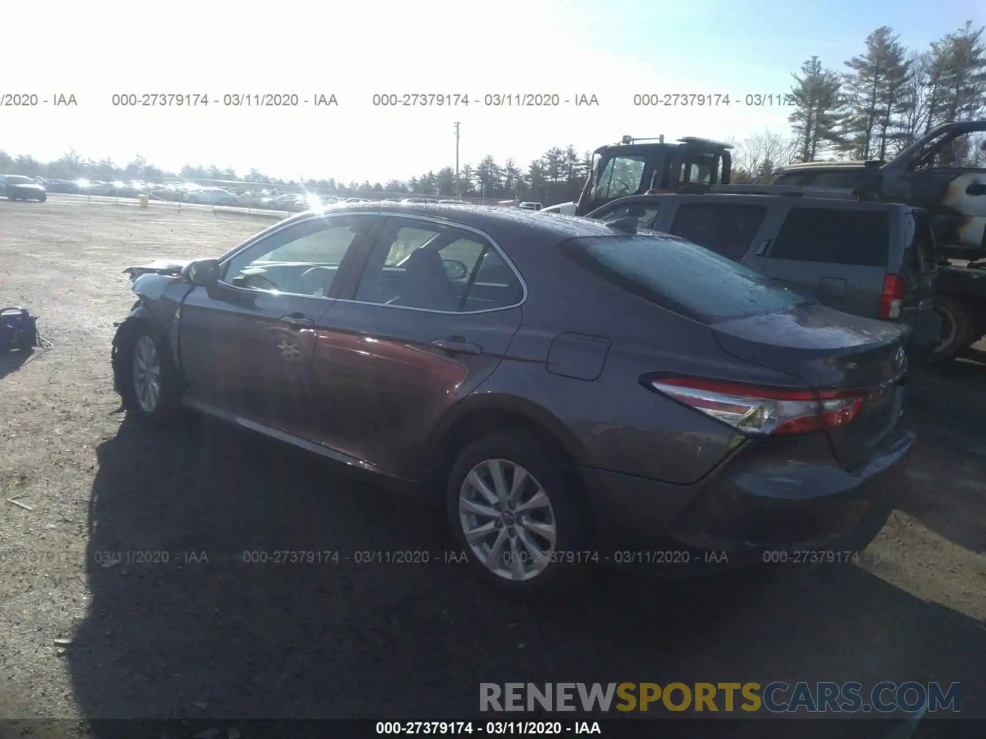 3 Photograph of a damaged car 4T1C11AK4LU317000 TOYOTA CAMRY 2020