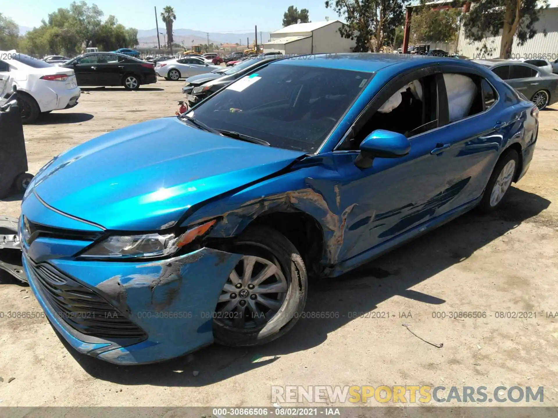 2 Photograph of a damaged car 4T1C11AK4LU318714 TOYOTA CAMRY 2020