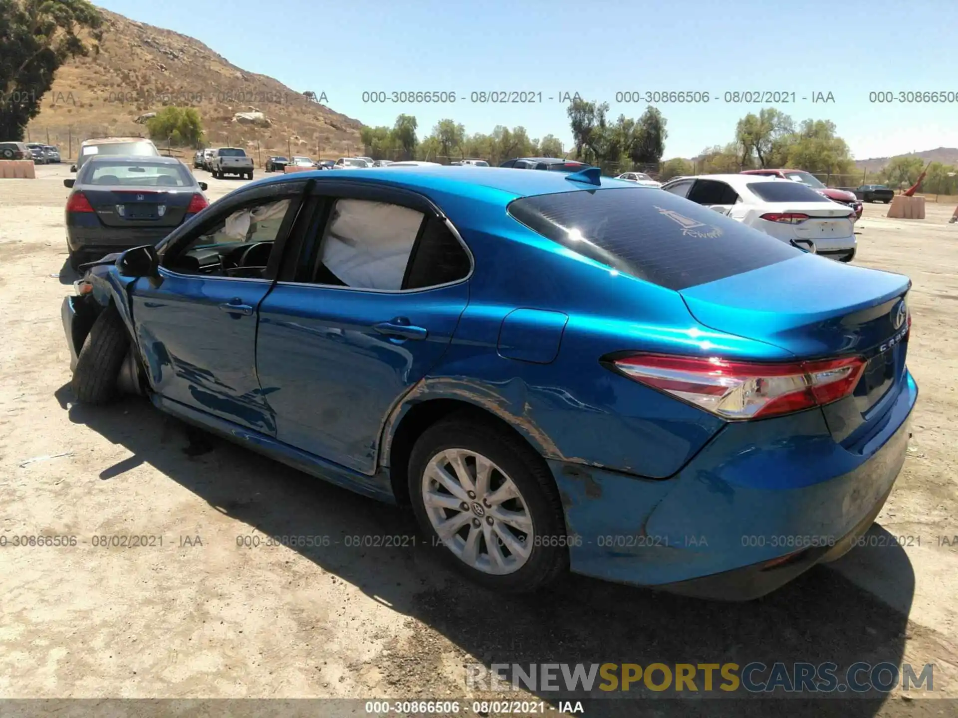 3 Photograph of a damaged car 4T1C11AK4LU318714 TOYOTA CAMRY 2020