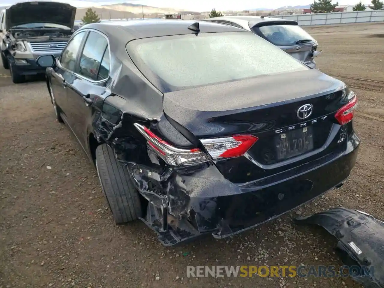 3 Photograph of a damaged car 4T1C11AK4LU330703 TOYOTA CAMRY 2020