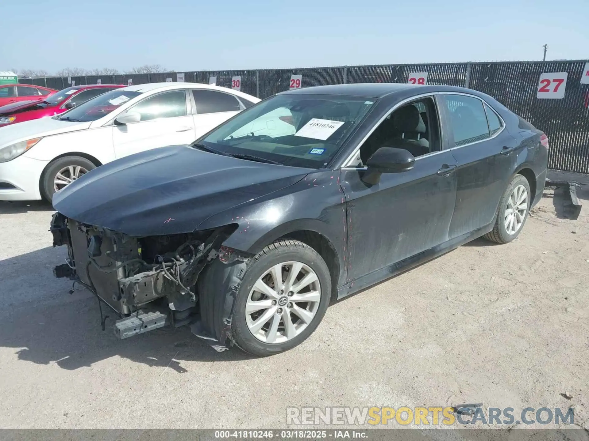2 Photograph of a damaged car 4T1C11AK4LU345461 TOYOTA CAMRY 2020