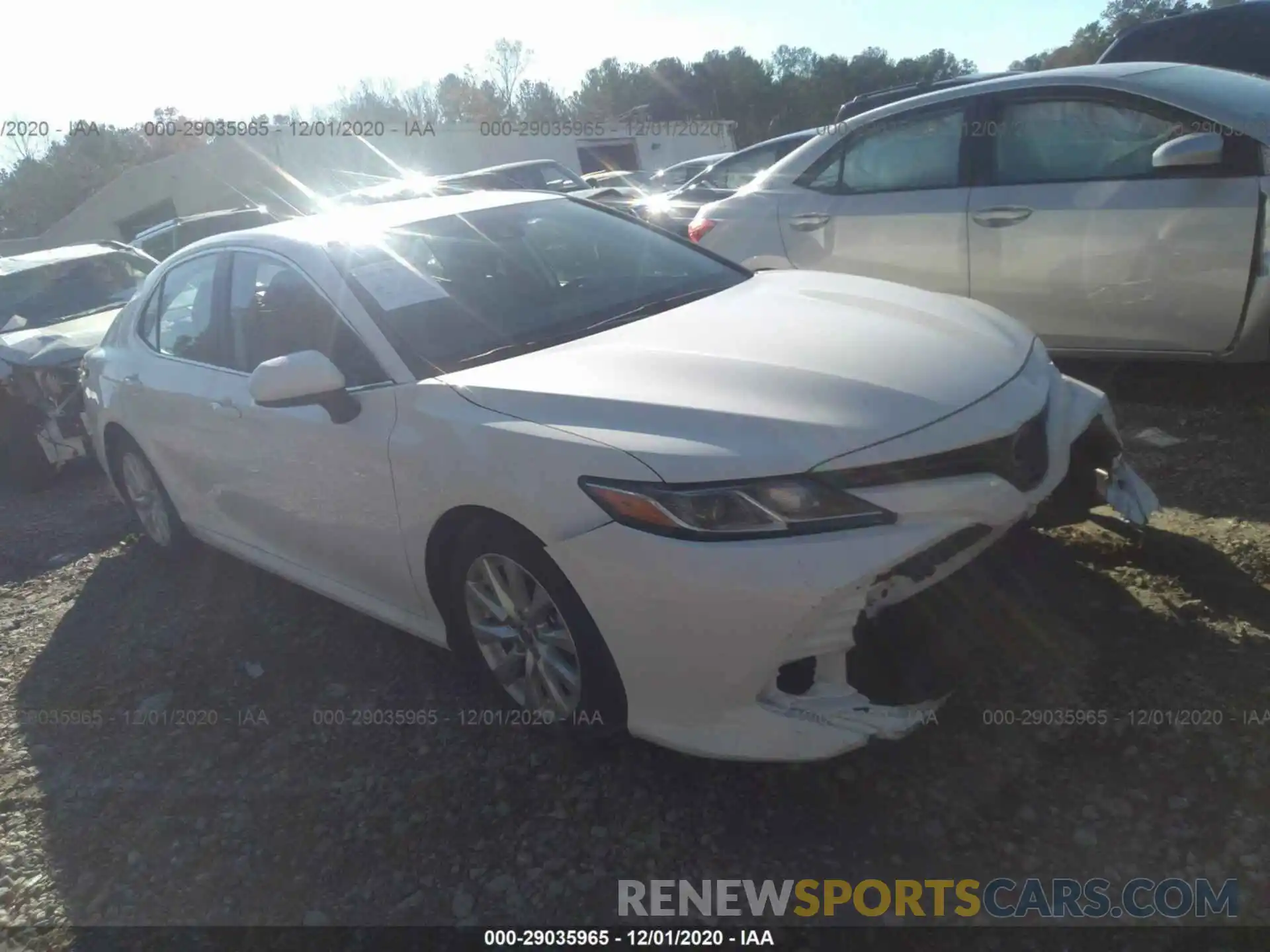 1 Photograph of a damaged car 4T1C11AK4LU359473 TOYOTA CAMRY 2020