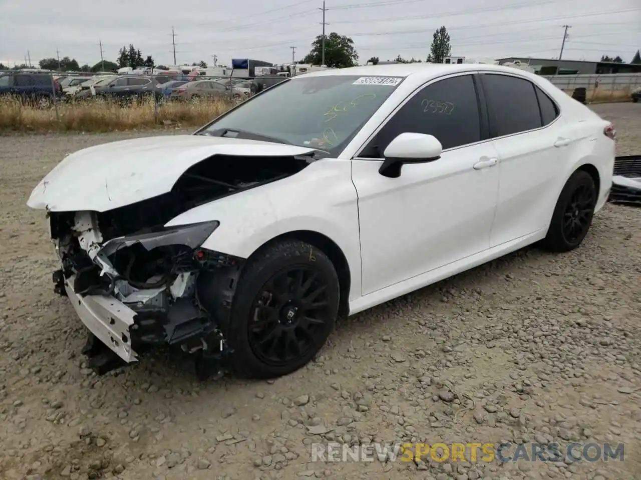 2 Photograph of a damaged car 4T1C11AK4LU363488 TOYOTA CAMRY 2020