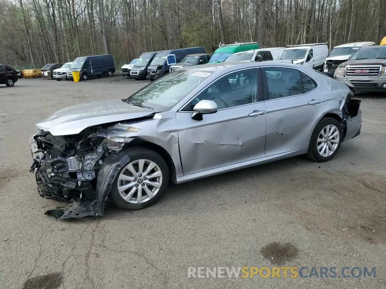 1 Photograph of a damaged car 4T1C11AK4LU367041 TOYOTA CAMRY 2020
