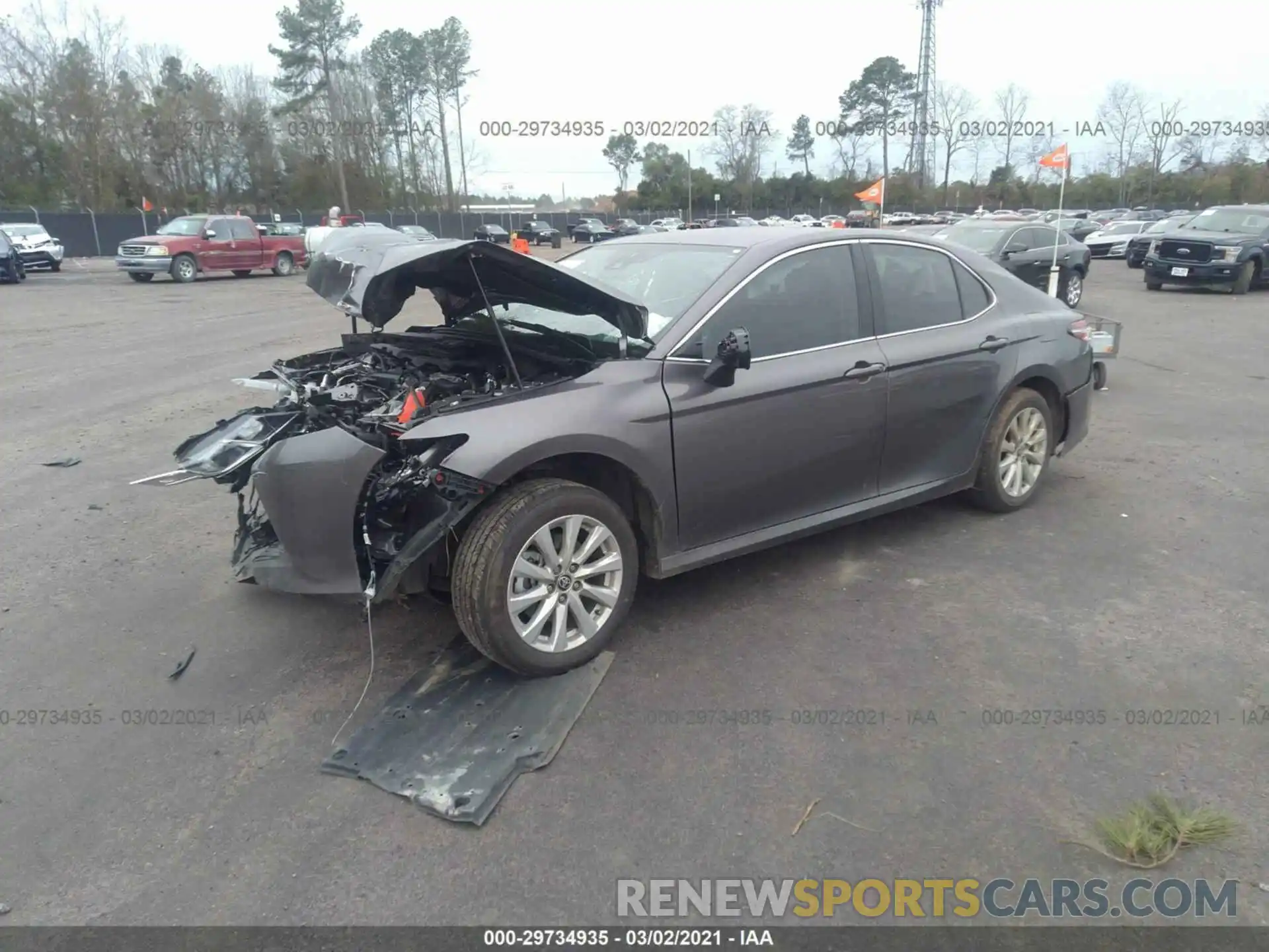 2 Photograph of a damaged car 4T1C11AK4LU504821 TOYOTA CAMRY 2020