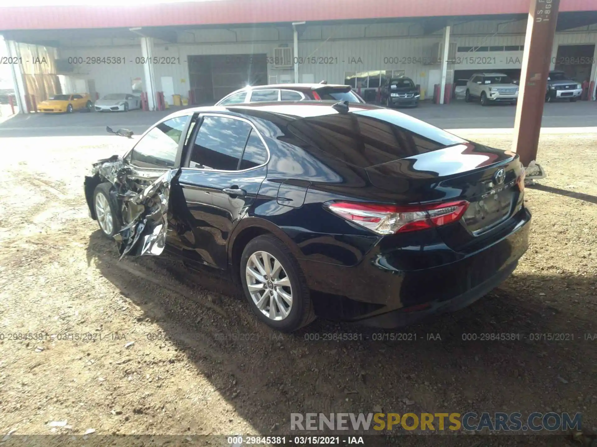 3 Photograph of a damaged car 4T1C11AK4LU878023 TOYOTA CAMRY 2020