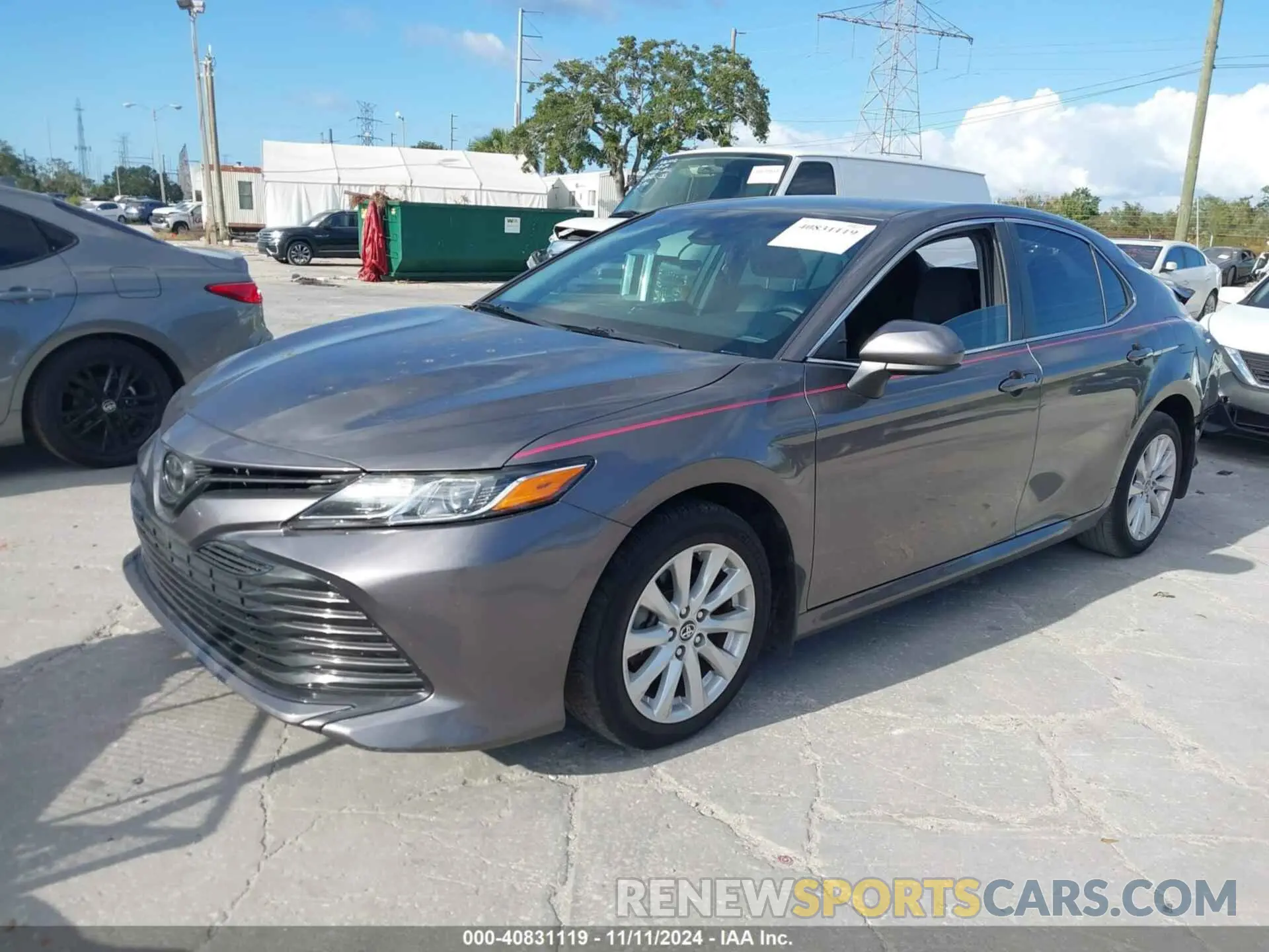 2 Photograph of a damaged car 4T1C11AK4LU880130 TOYOTA CAMRY 2020