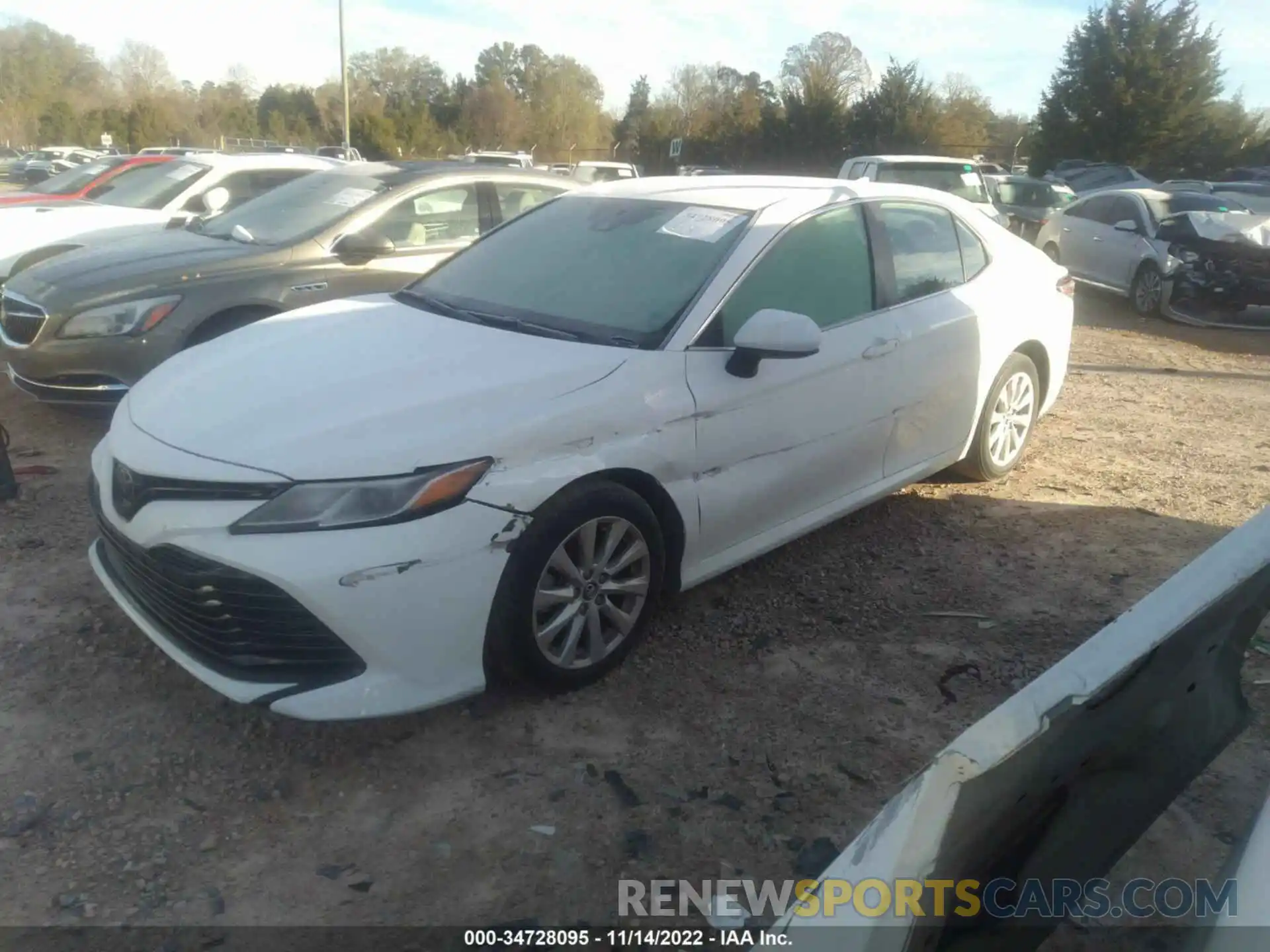 2 Photograph of a damaged car 4T1C11AK4LU880192 TOYOTA CAMRY 2020