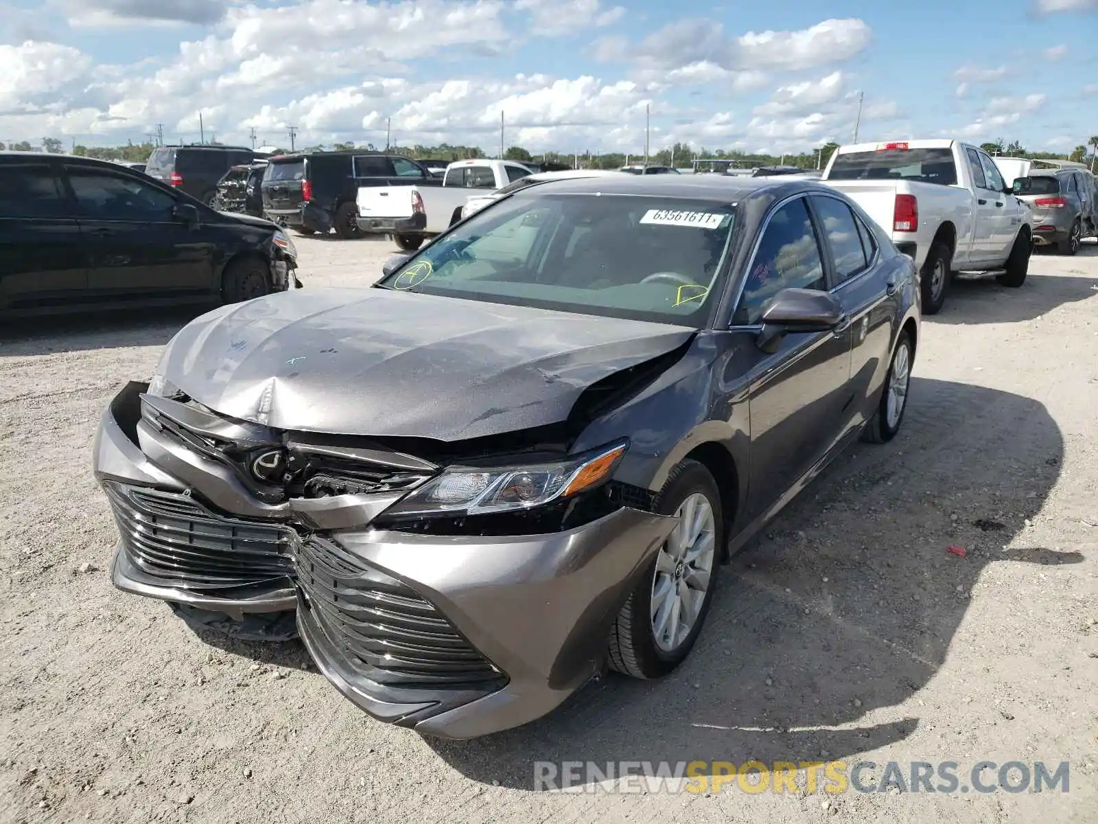 2 Photograph of a damaged car 4T1C11AK4LU898157 TOYOTA CAMRY 2020