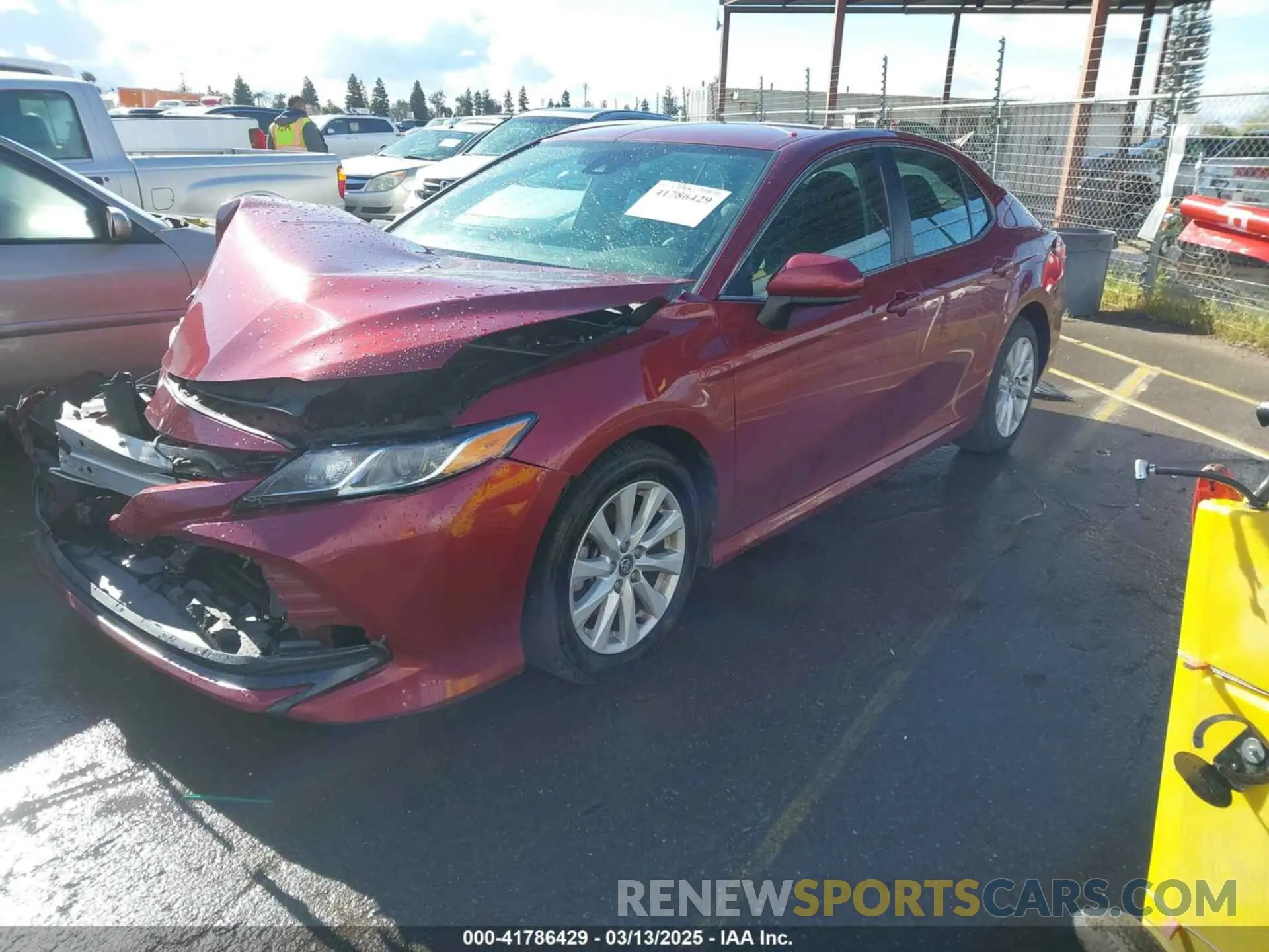 2 Photograph of a damaged car 4T1C11AK4LU916494 TOYOTA CAMRY 2020