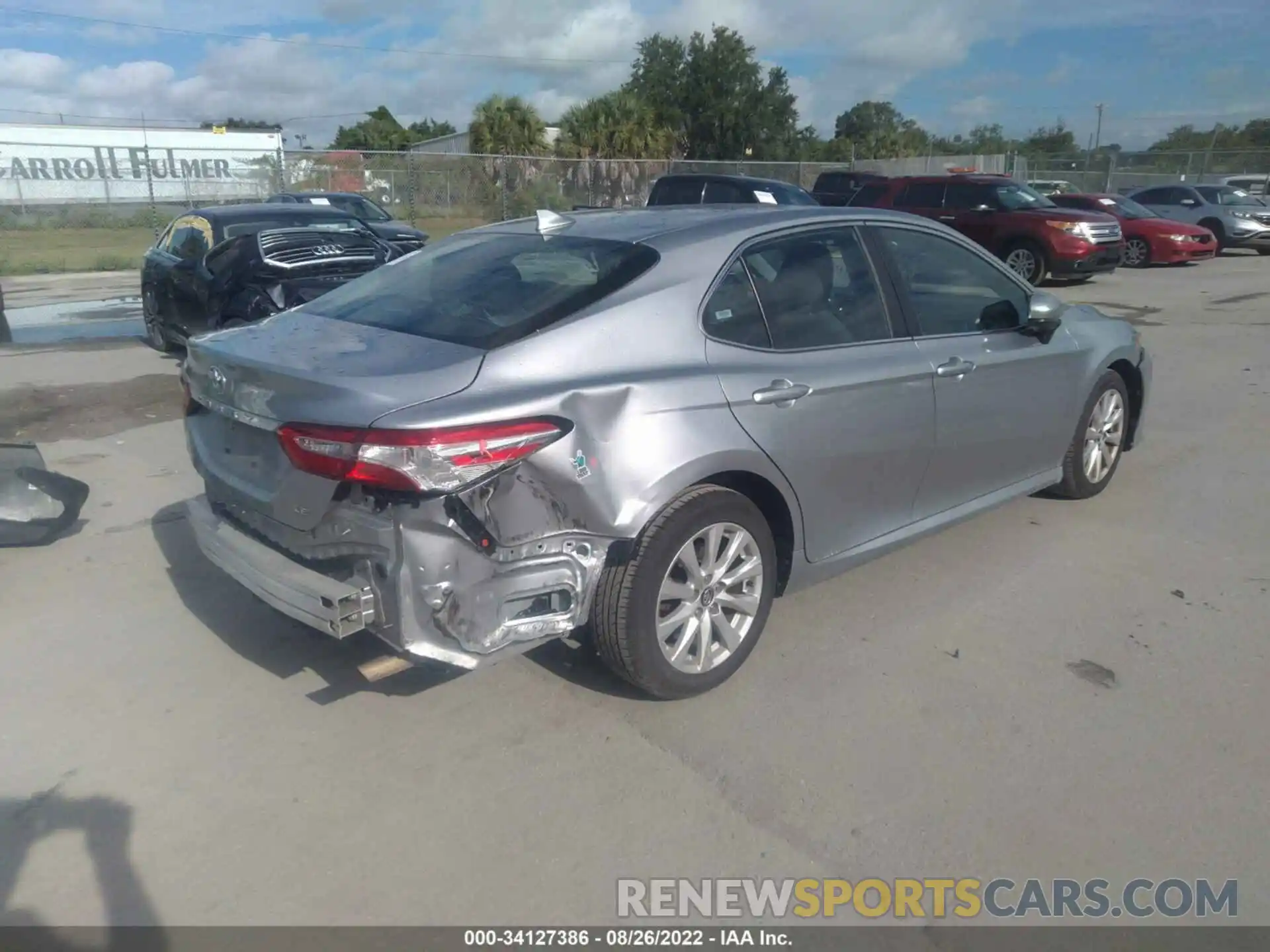 4 Photograph of a damaged car 4T1C11AK4LU917256 TOYOTA CAMRY 2020