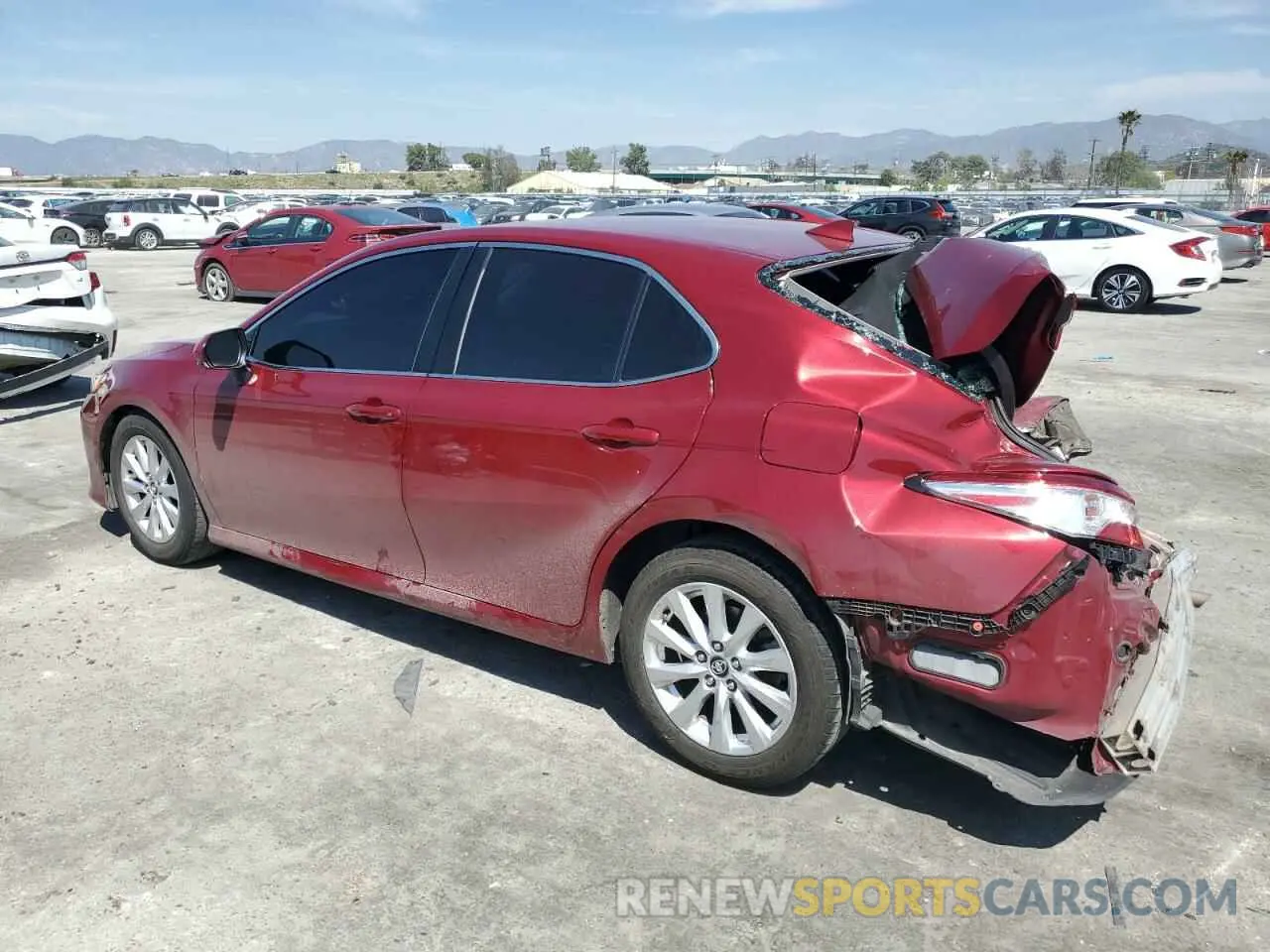 2 Photograph of a damaged car 4T1C11AK4LU917886 TOYOTA CAMRY 2020
