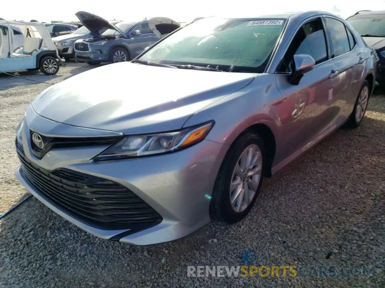 2 Photograph of a damaged car 4T1C11AK4LU982494 TOYOTA CAMRY 2020