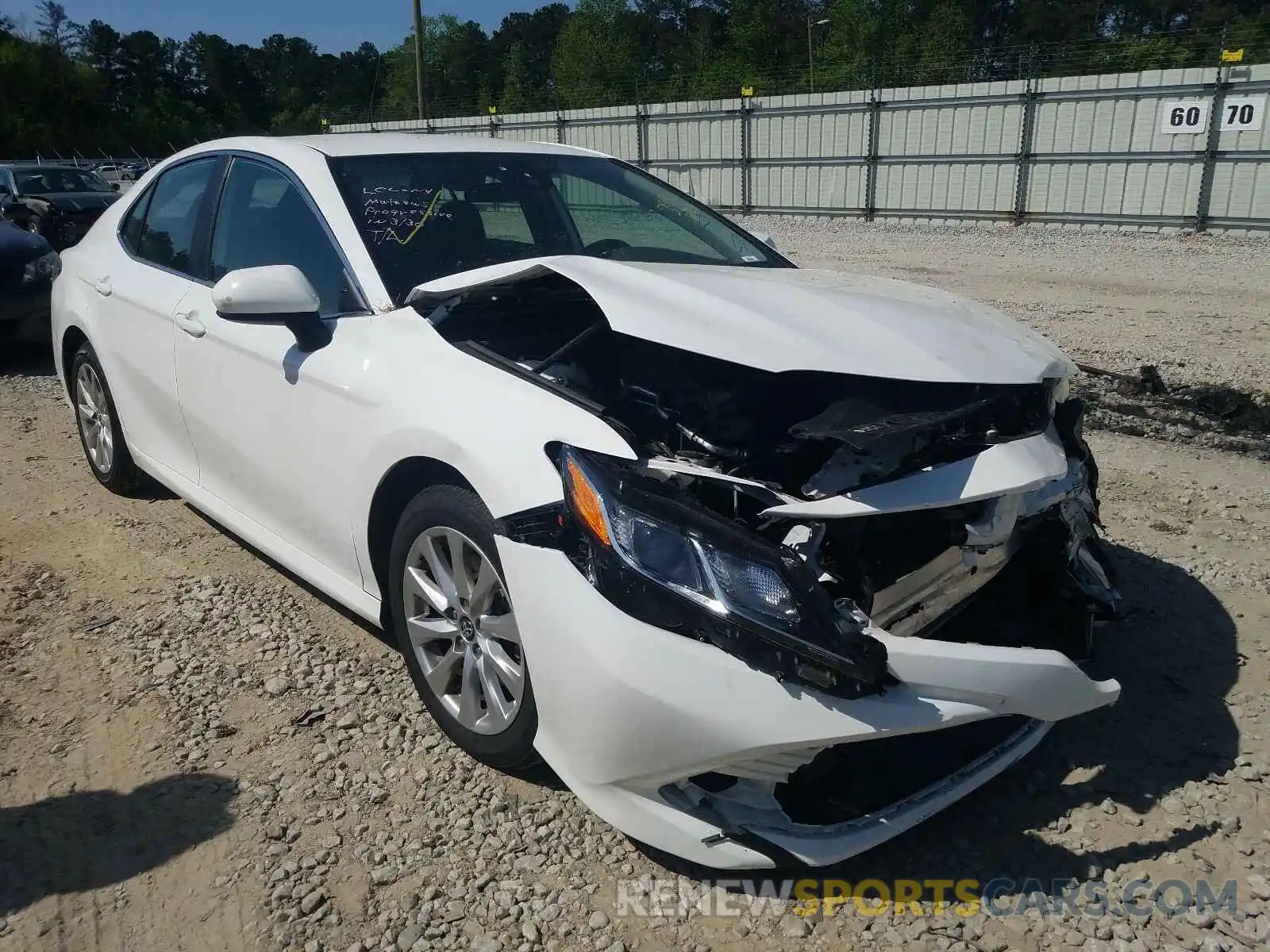 1 Photograph of a damaged car 4T1C11AK5LU313702 TOYOTA CAMRY 2020