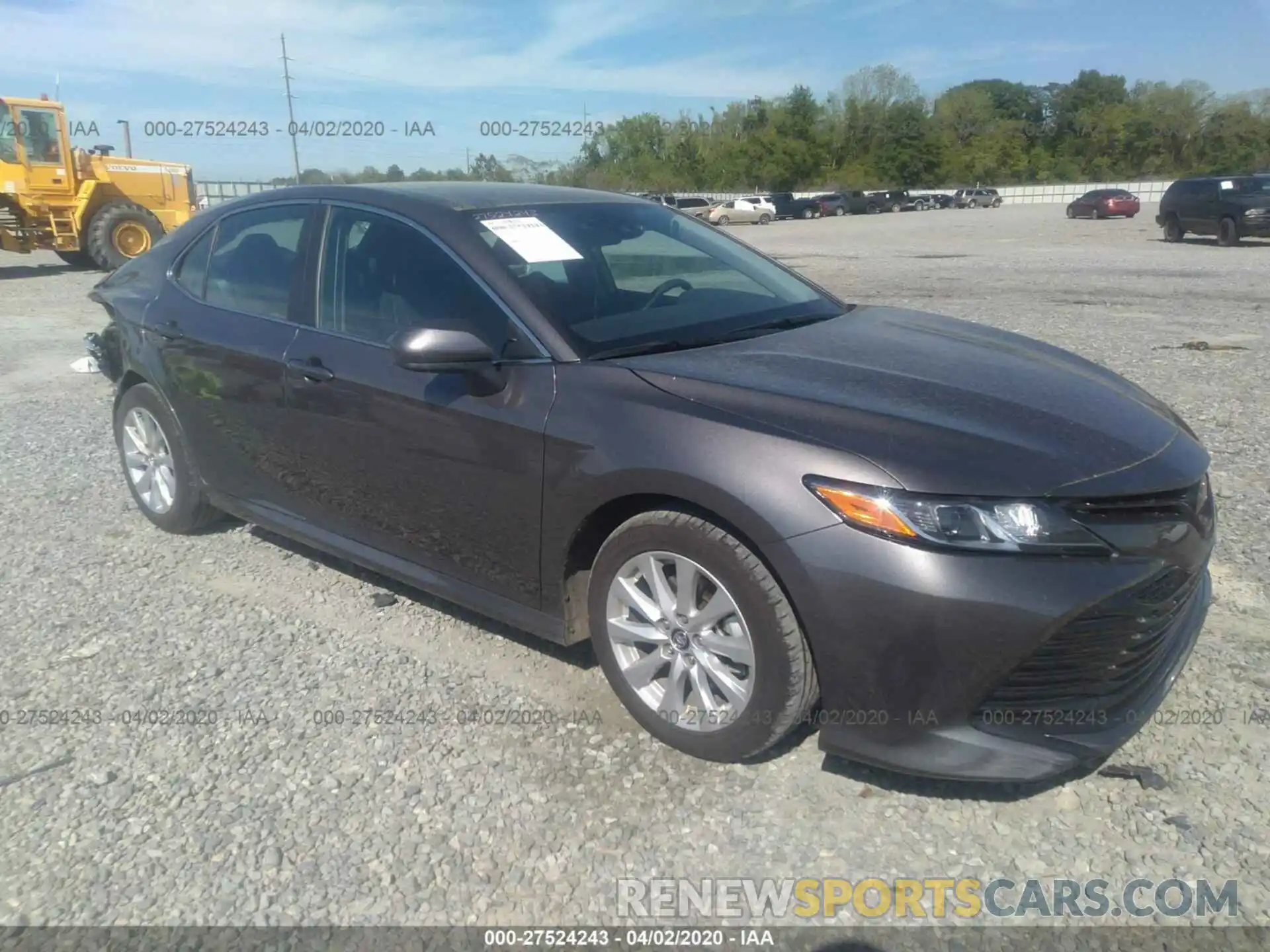 1 Photograph of a damaged car 4T1C11AK5LU314882 TOYOTA CAMRY 2020