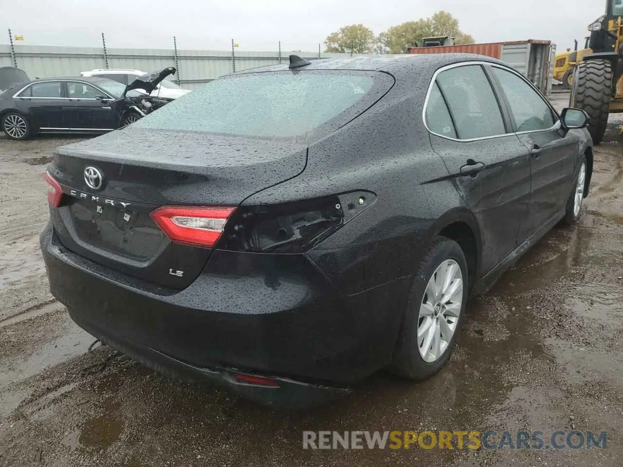 4 Photograph of a damaged car 4T1C11AK5LU343864 TOYOTA CAMRY 2020