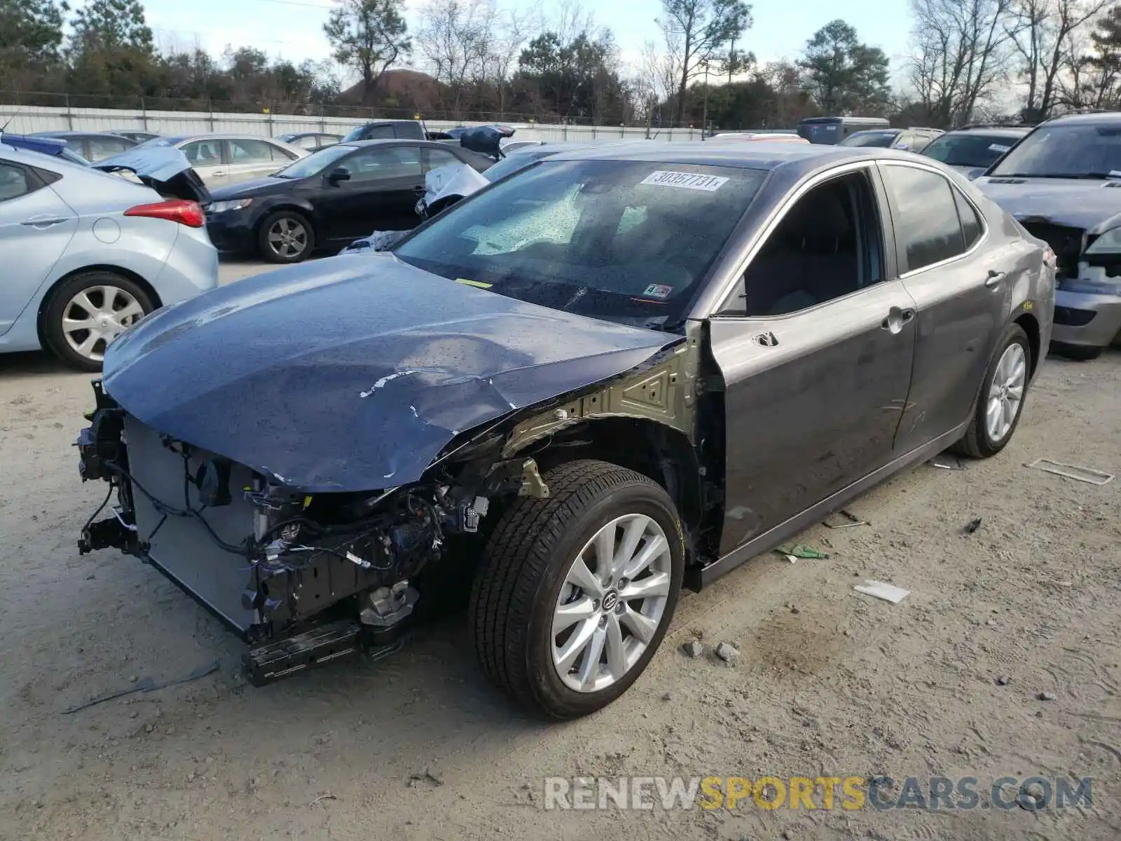 2 Photograph of a damaged car 4T1C11AK5LU351138 TOYOTA CAMRY 2020