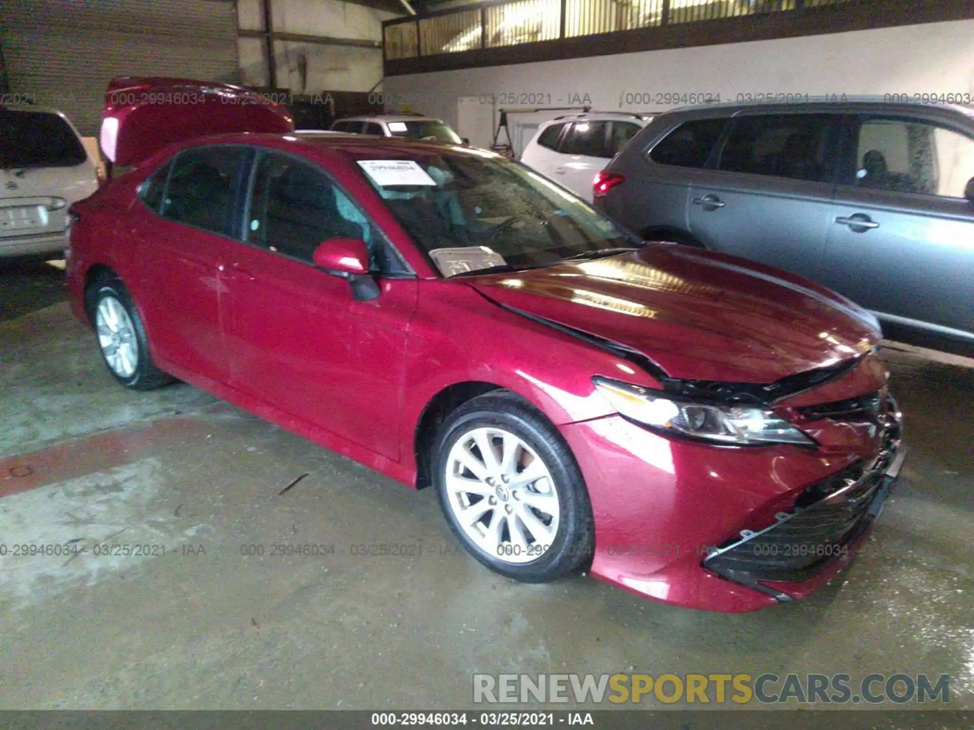 1 Photograph of a damaged car 4T1C11AK5LU359207 TOYOTA CAMRY 2020