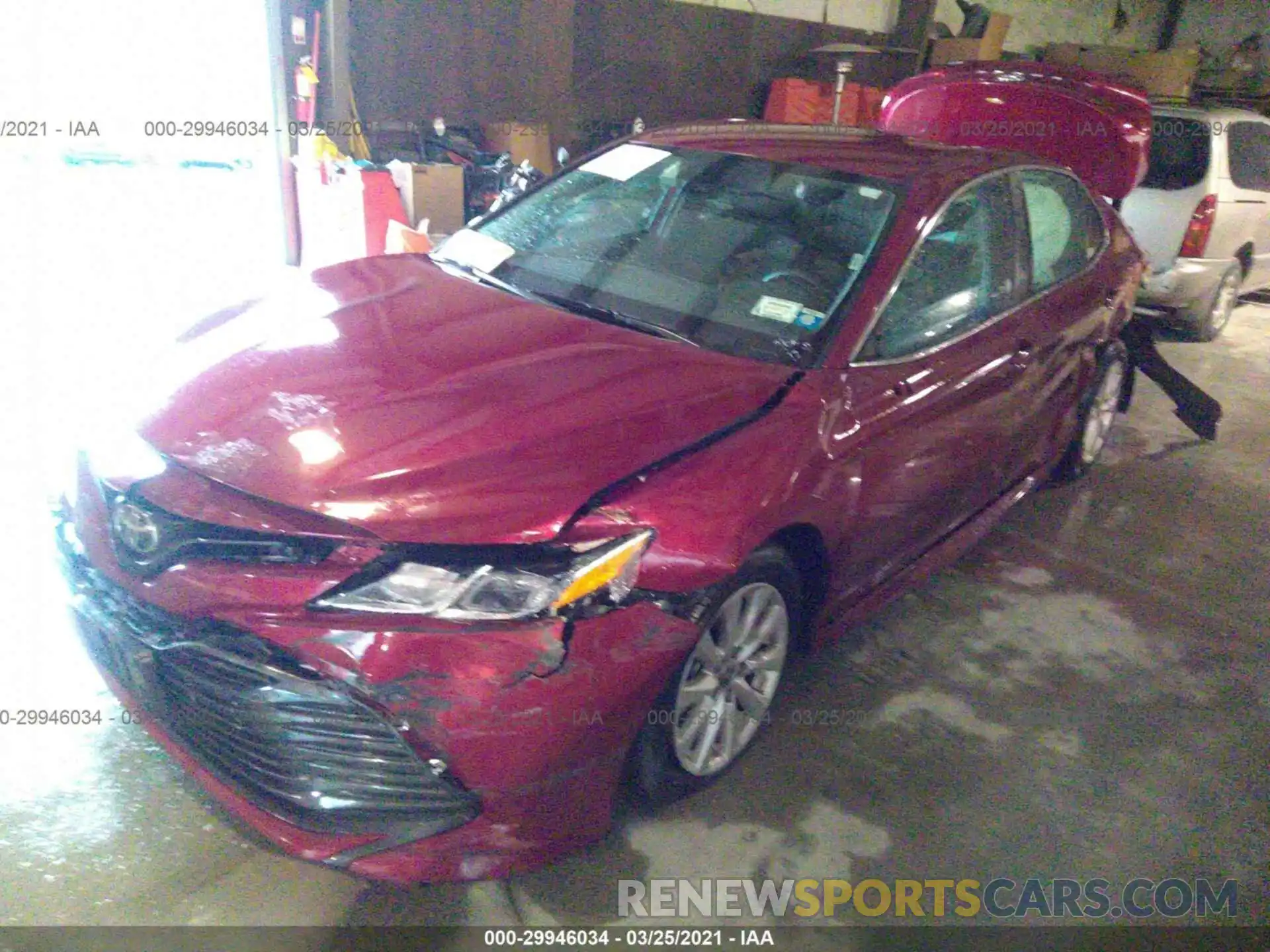 2 Photograph of a damaged car 4T1C11AK5LU359207 TOYOTA CAMRY 2020