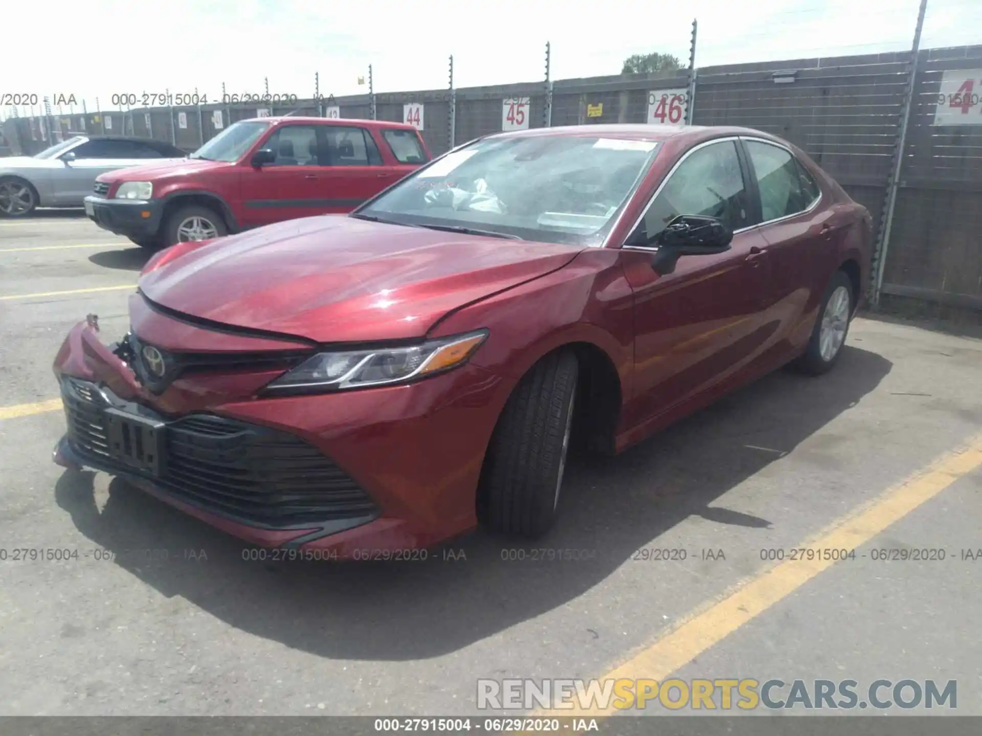 2 Photograph of a damaged car 4T1C11AK5LU359367 TOYOTA CAMRY 2020