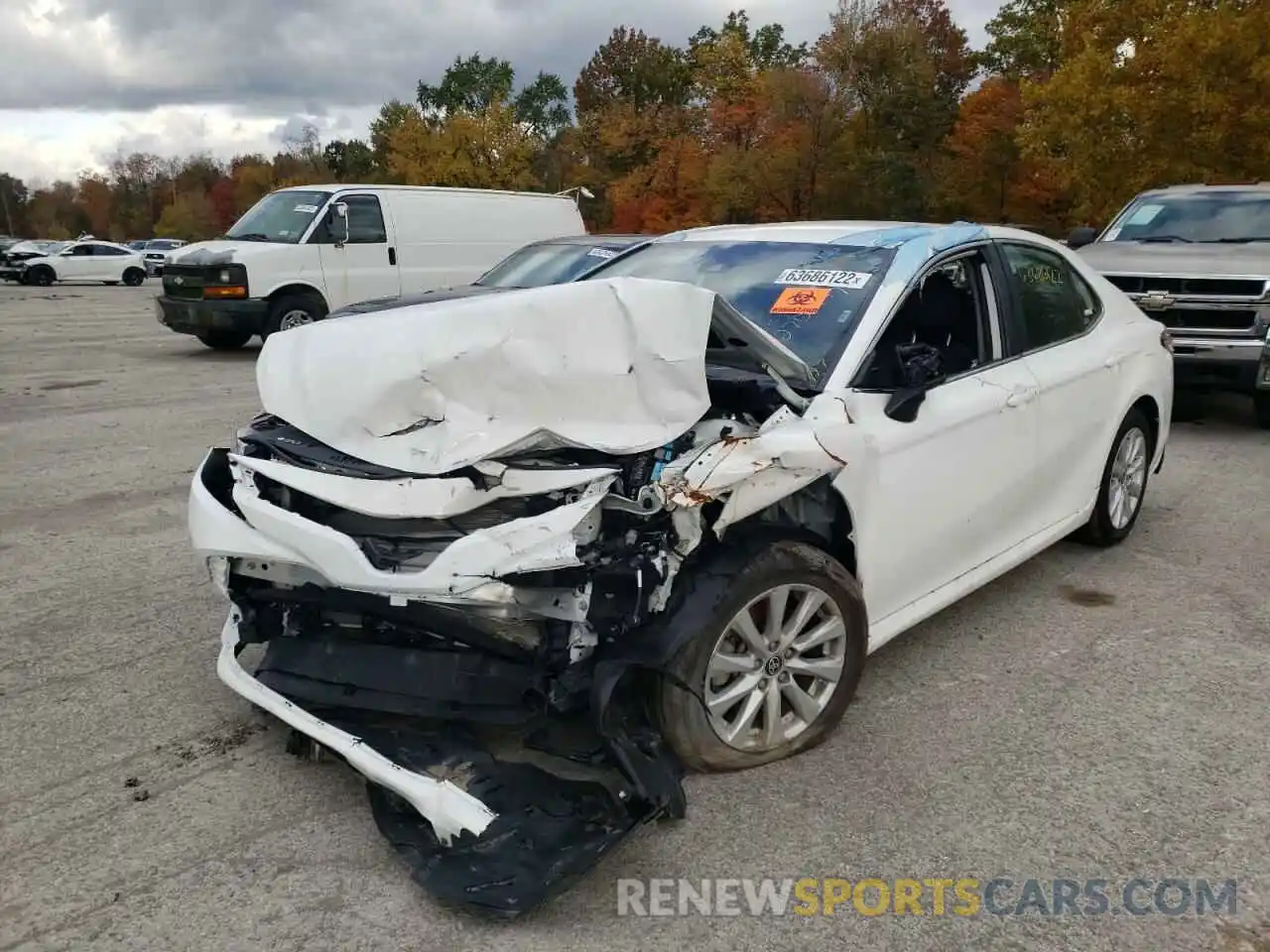 2 Photograph of a damaged car 4T1C11AK5LU360728 TOYOTA CAMRY 2020