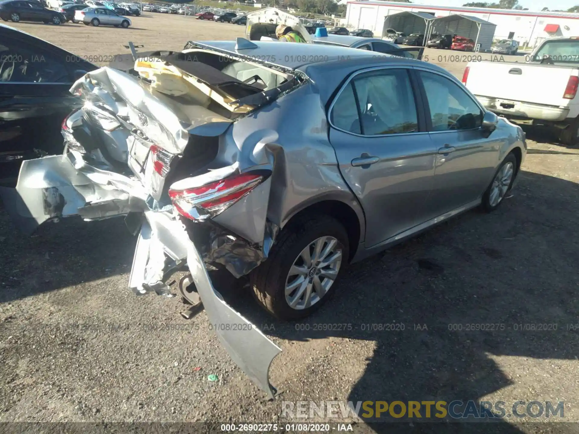 4 Photograph of a damaged car 4T1C11AK5LU881349 TOYOTA CAMRY 2020