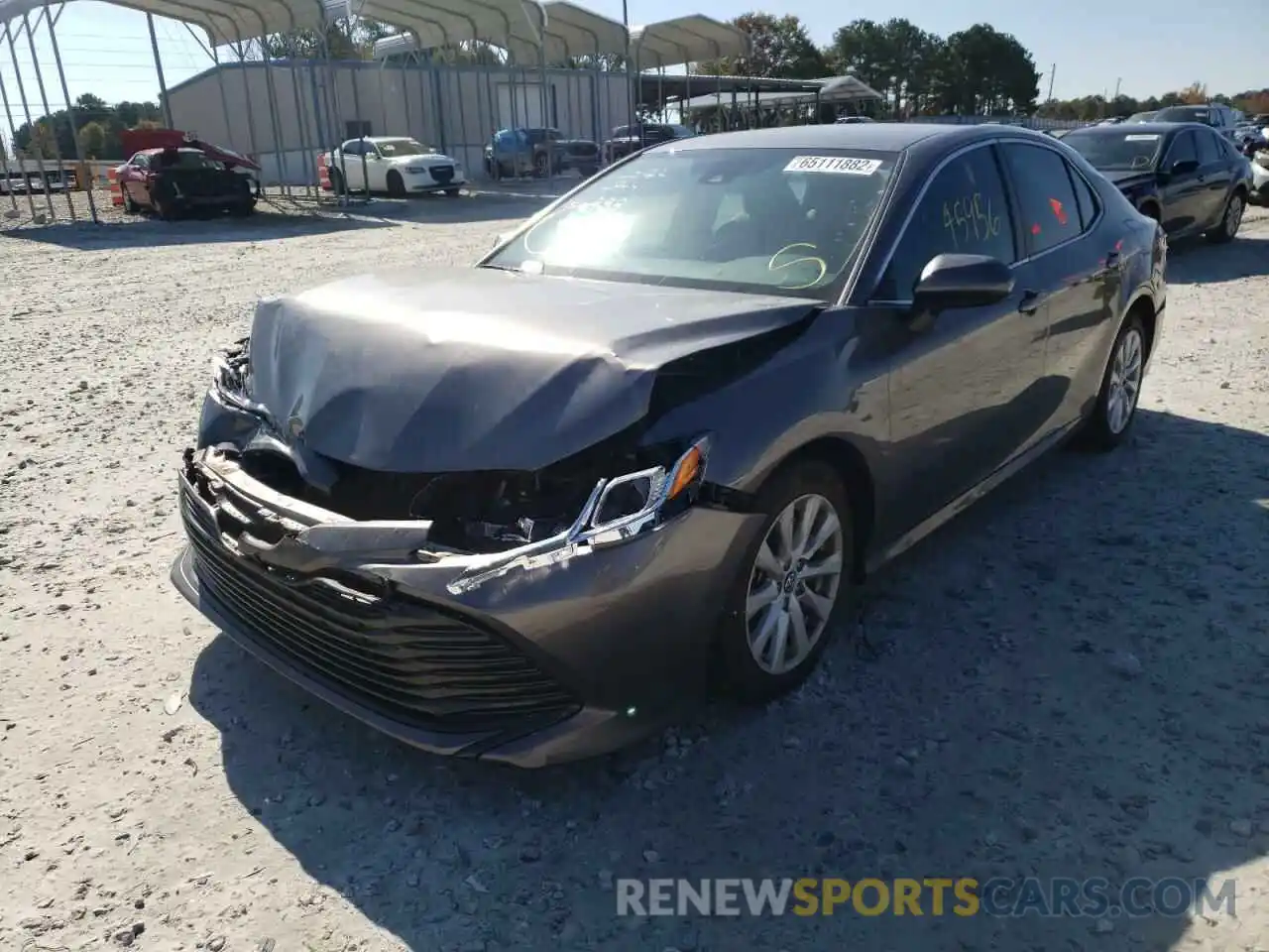 2 Photograph of a damaged car 4T1C11AK5LU886938 TOYOTA CAMRY 2020