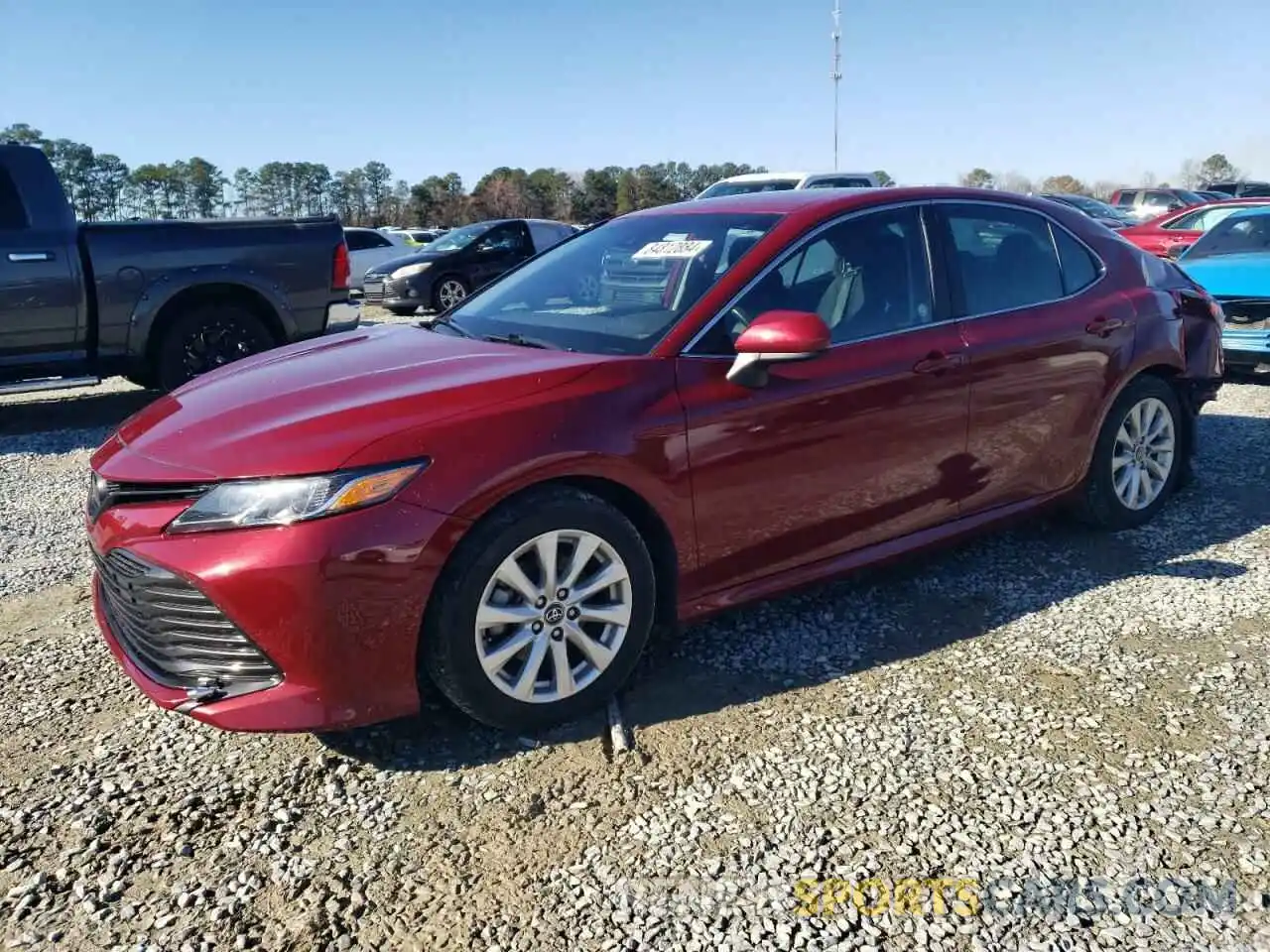 1 Photograph of a damaged car 4T1C11AK5LU928654 TOYOTA CAMRY 2020