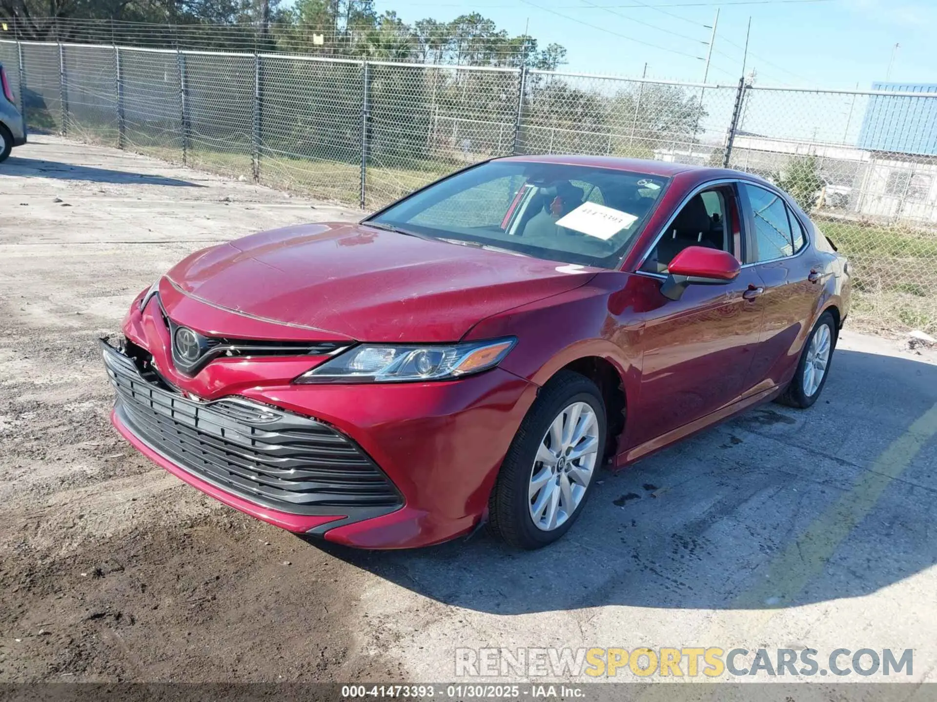 2 Photograph of a damaged car 4T1C11AK5LU928993 TOYOTA CAMRY 2020