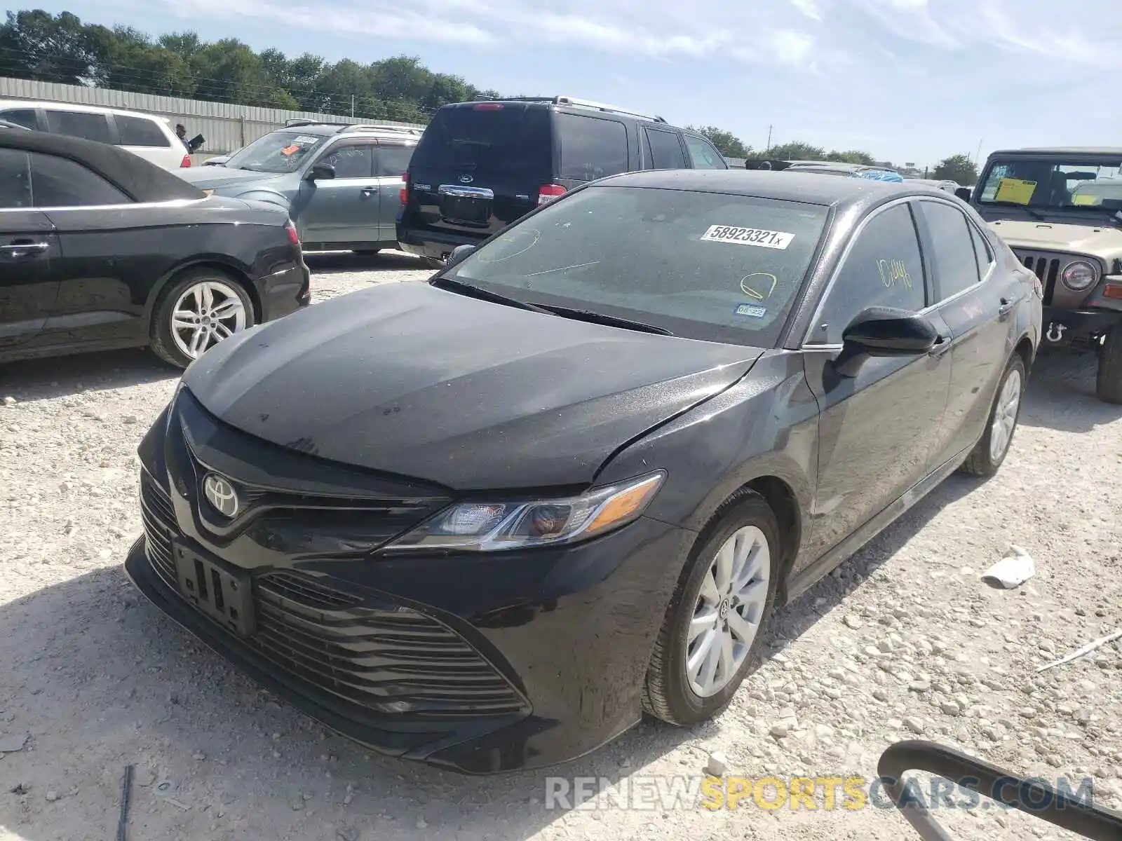 2 Photograph of a damaged car 4T1C11AK5LU943395 TOYOTA CAMRY 2020