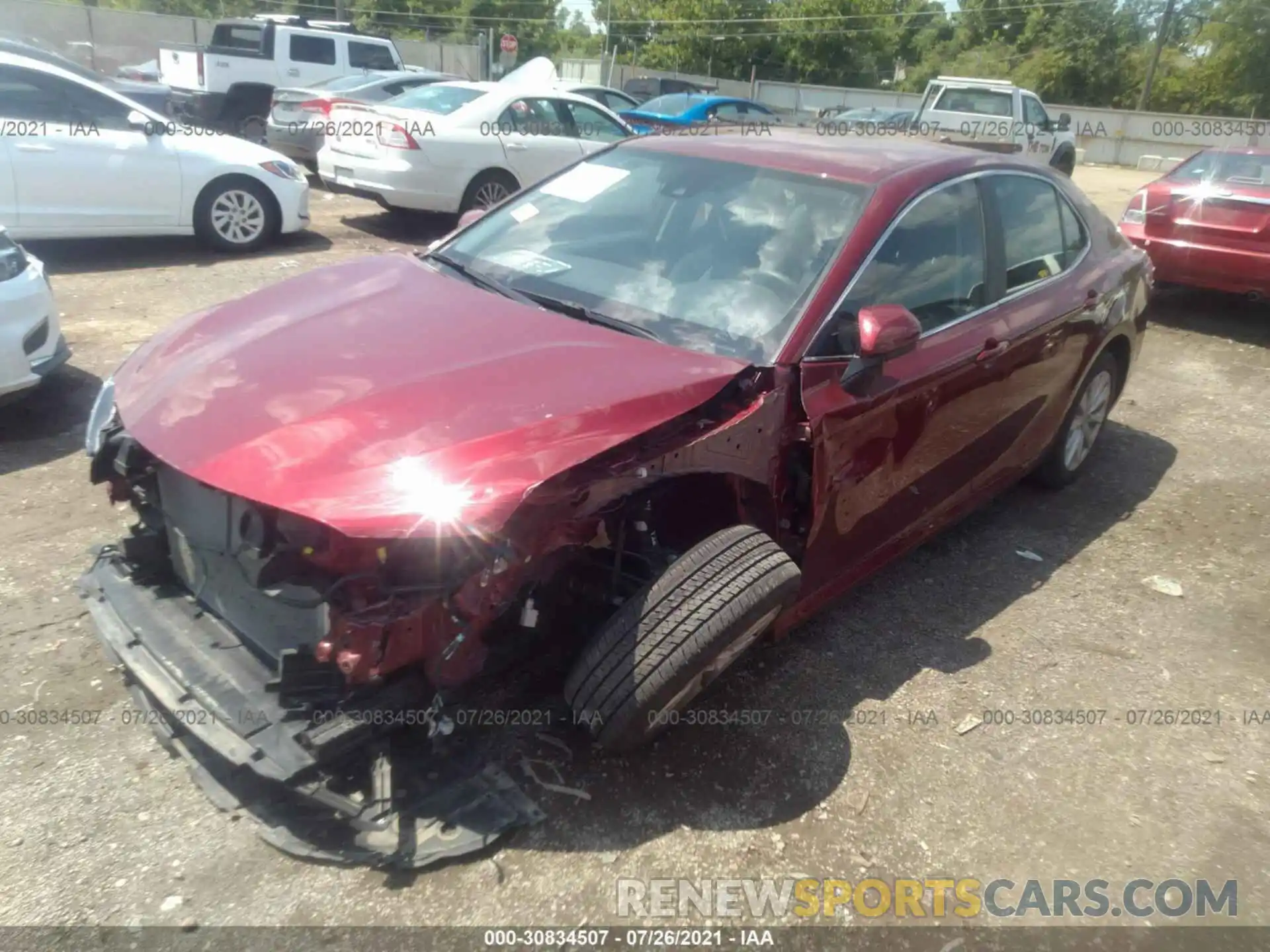 2 Photograph of a damaged car 4T1C11AK5LU946717 TOYOTA CAMRY 2020