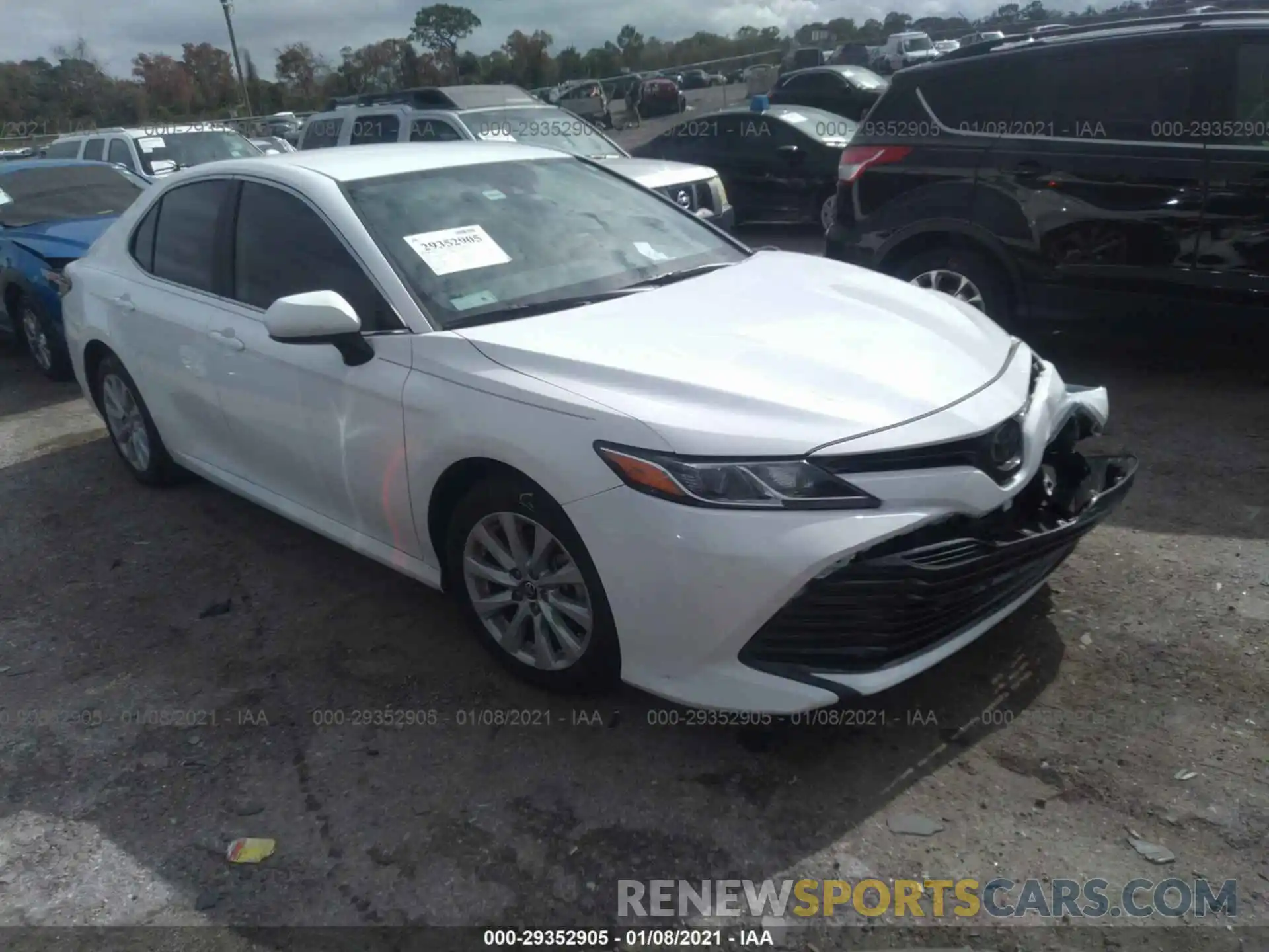 1 Photograph of a damaged car 4T1C11AK5LU958849 TOYOTA CAMRY 2020