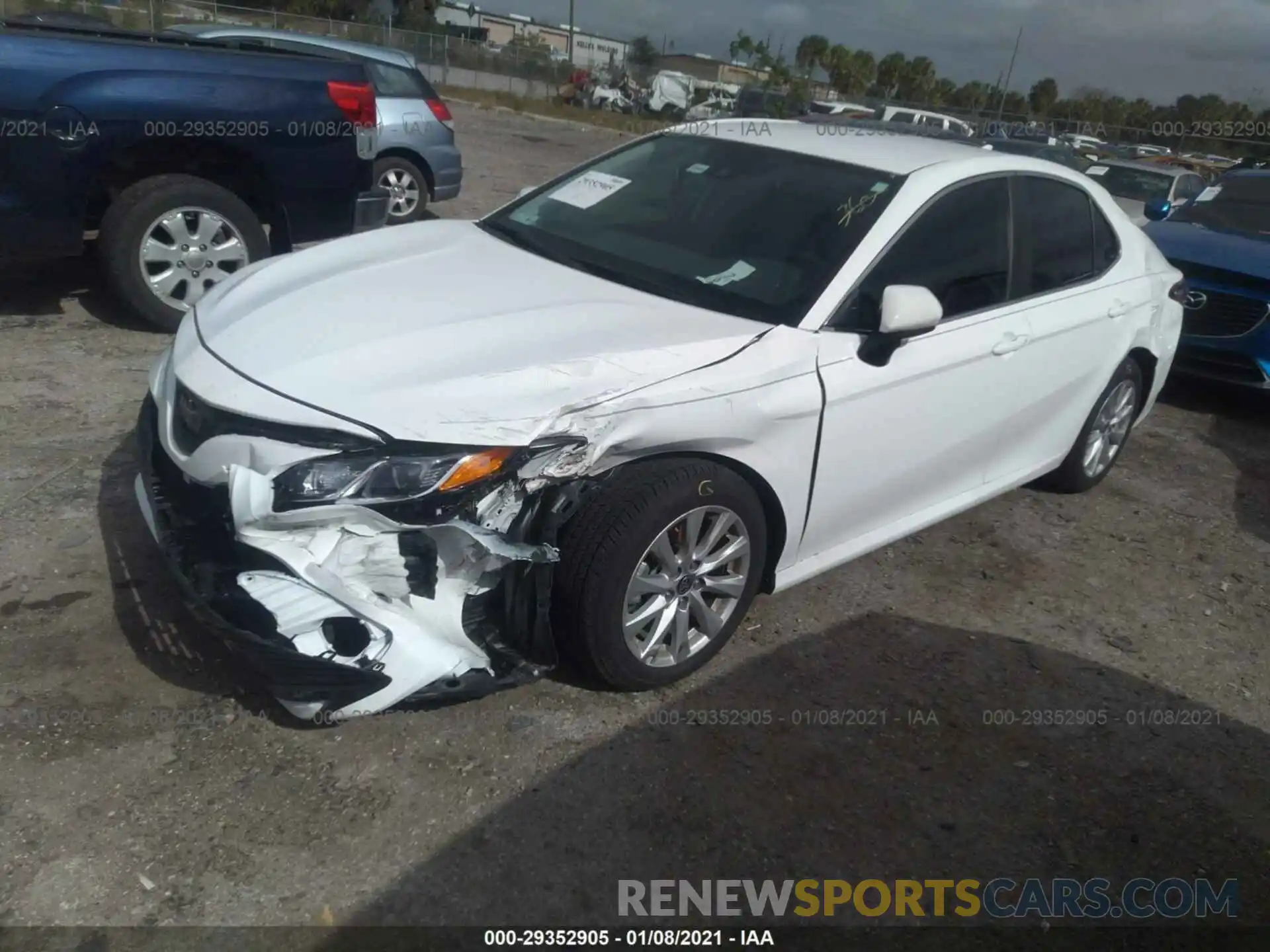 2 Photograph of a damaged car 4T1C11AK5LU958849 TOYOTA CAMRY 2020