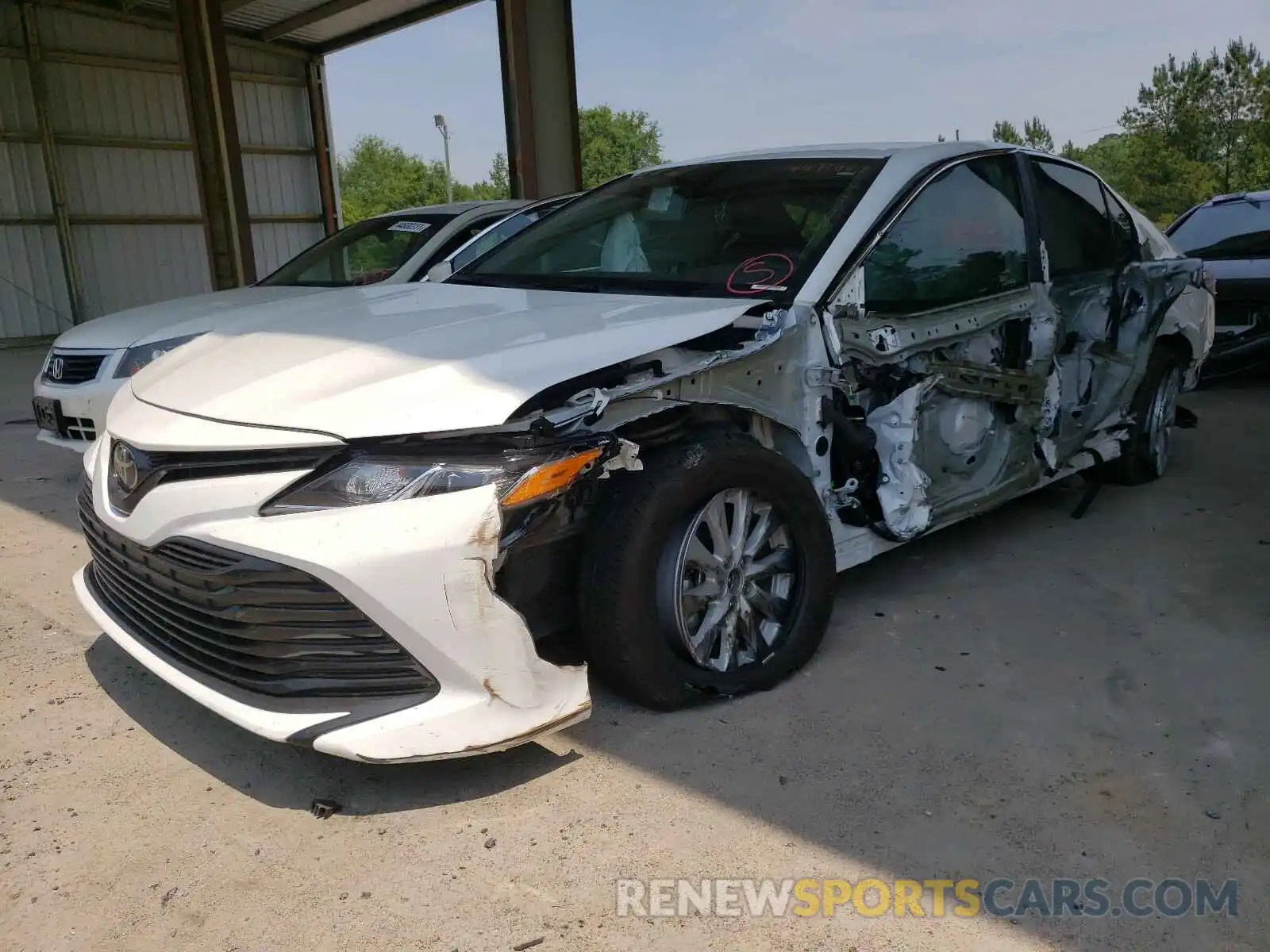 2 Photograph of a damaged car 4T1C11AK5LU976560 TOYOTA CAMRY 2020