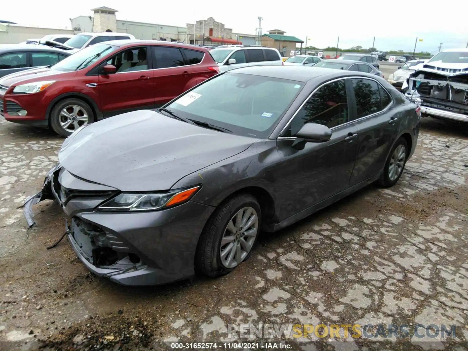 2 Photograph of a damaged car 4T1C11AK5LU978390 TOYOTA CAMRY 2020