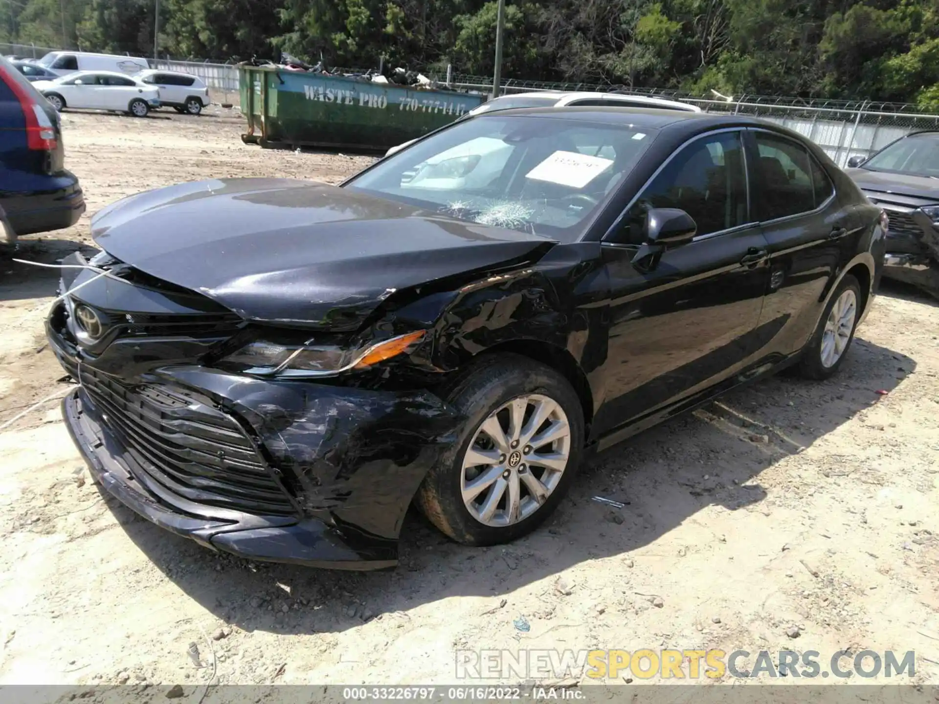 2 Photograph of a damaged car 4T1C11AK5LU980222 TOYOTA CAMRY 2020