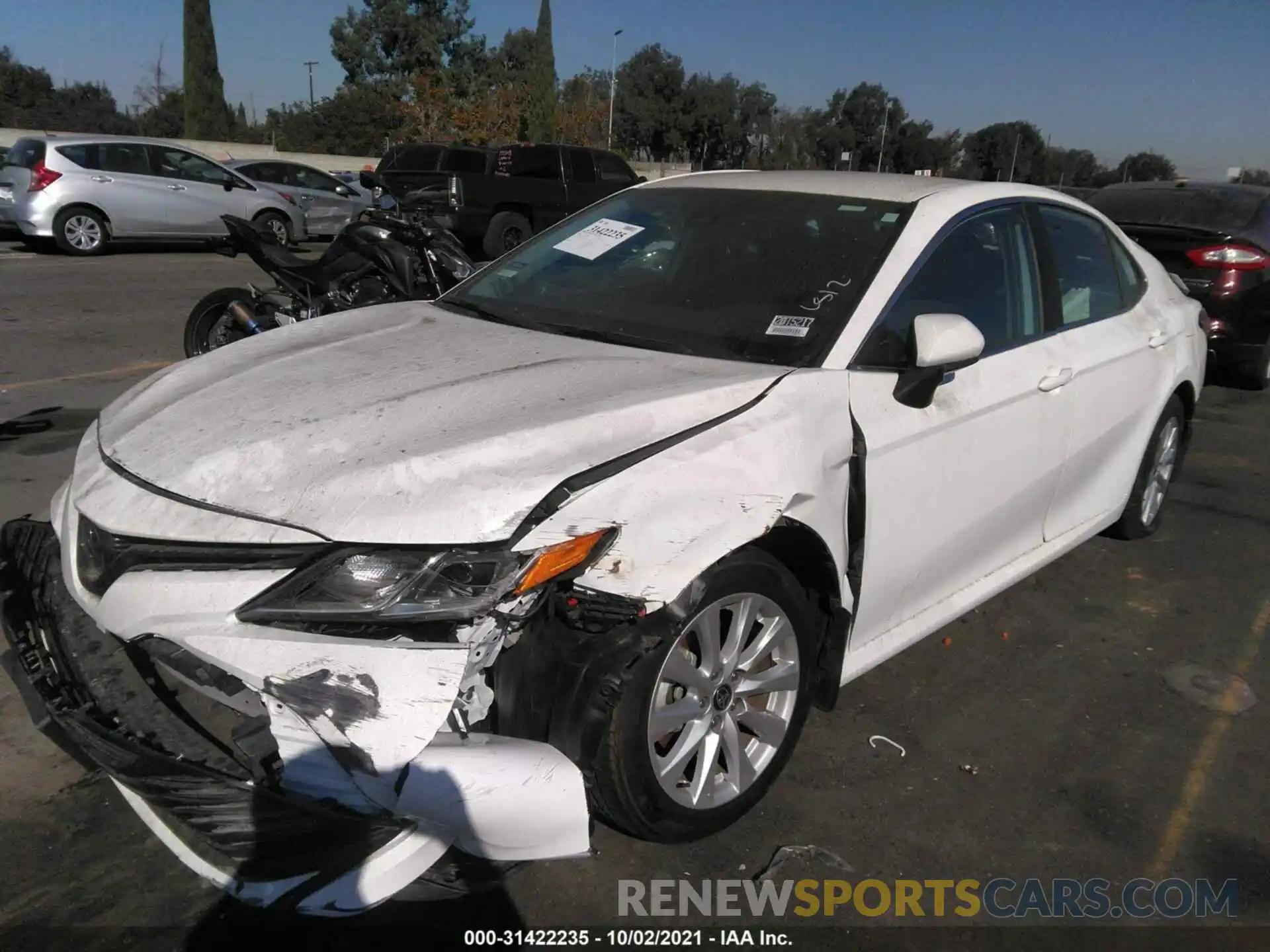 2 Photograph of a damaged car 4T1C11AK5LU986974 TOYOTA CAMRY 2020