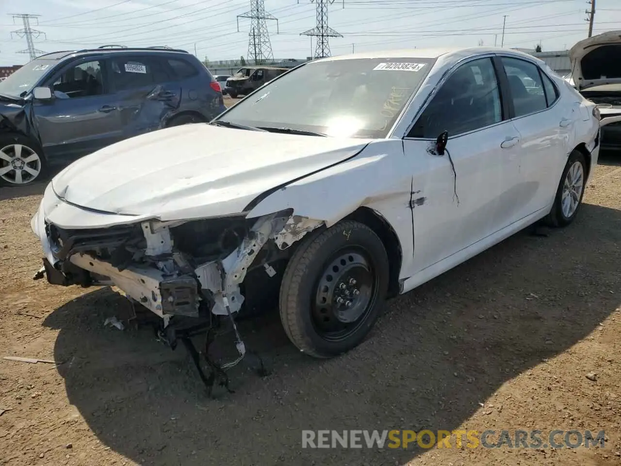 1 Photograph of a damaged car 4T1C11AK5LU994041 TOYOTA CAMRY 2020