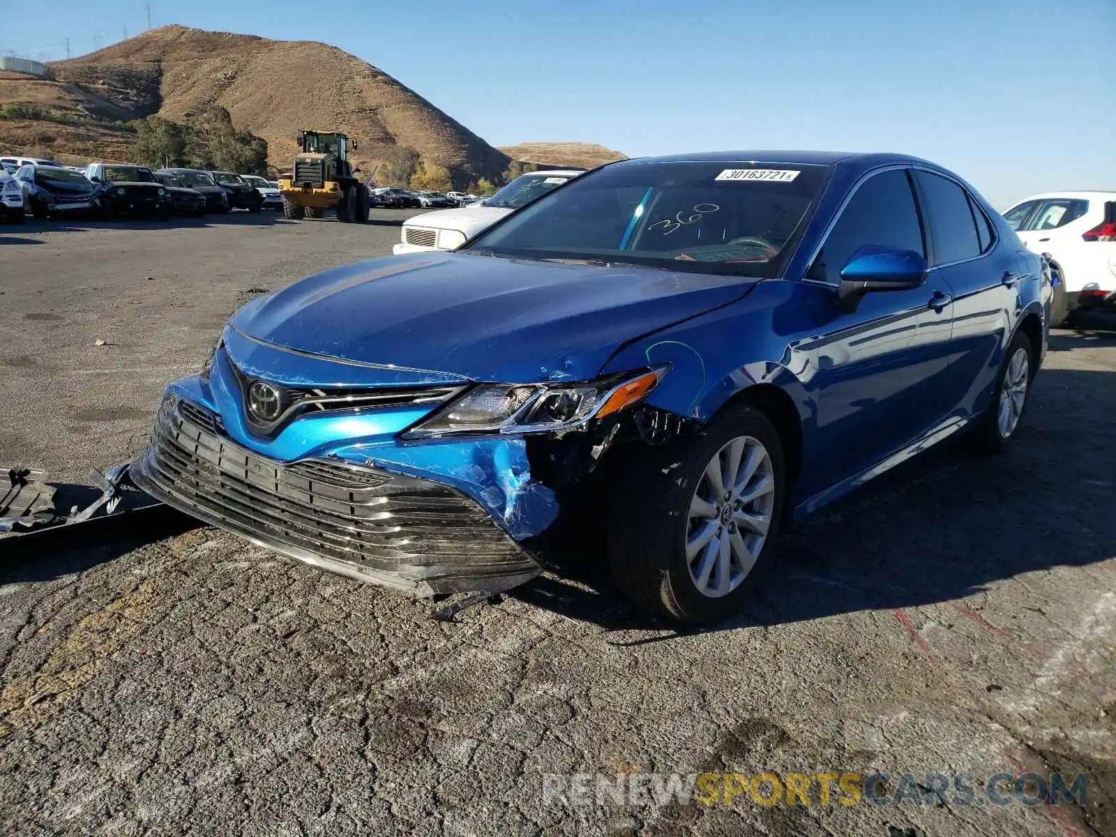 2 Photograph of a damaged car 4T1C11AK6LU304622 TOYOTA CAMRY 2020