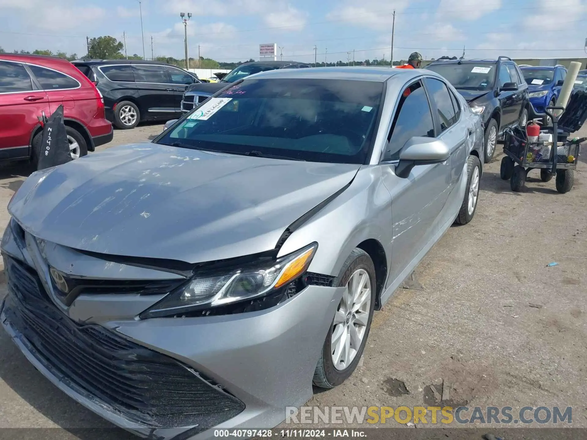2 Photograph of a damaged car 4T1C11AK6LU315846 TOYOTA CAMRY 2020