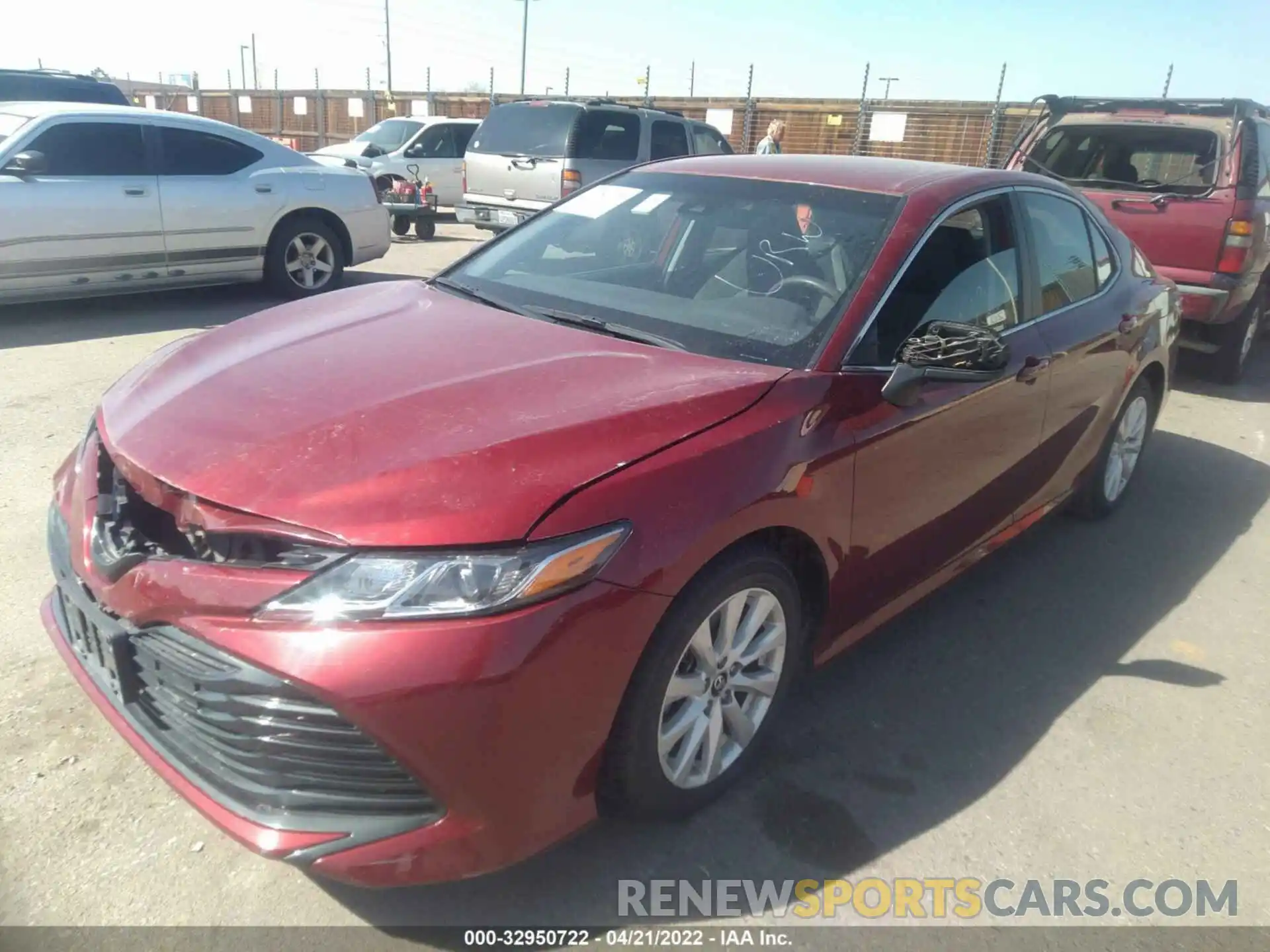 2 Photograph of a damaged car 4T1C11AK6LU333604 TOYOTA CAMRY 2020