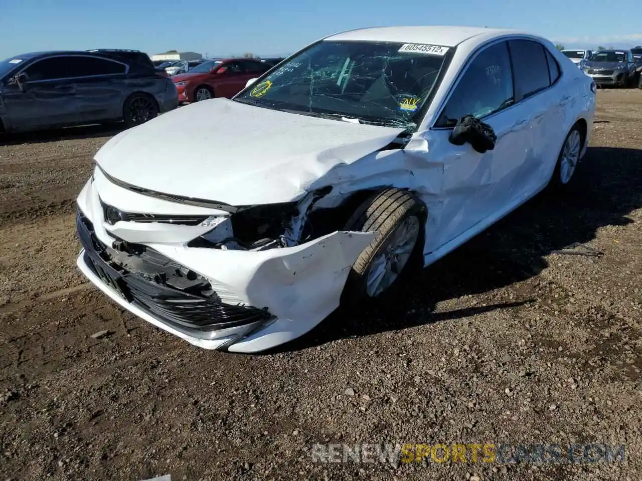 2 Photograph of a damaged car 4T1C11AK6LU336809 TOYOTA CAMRY 2020